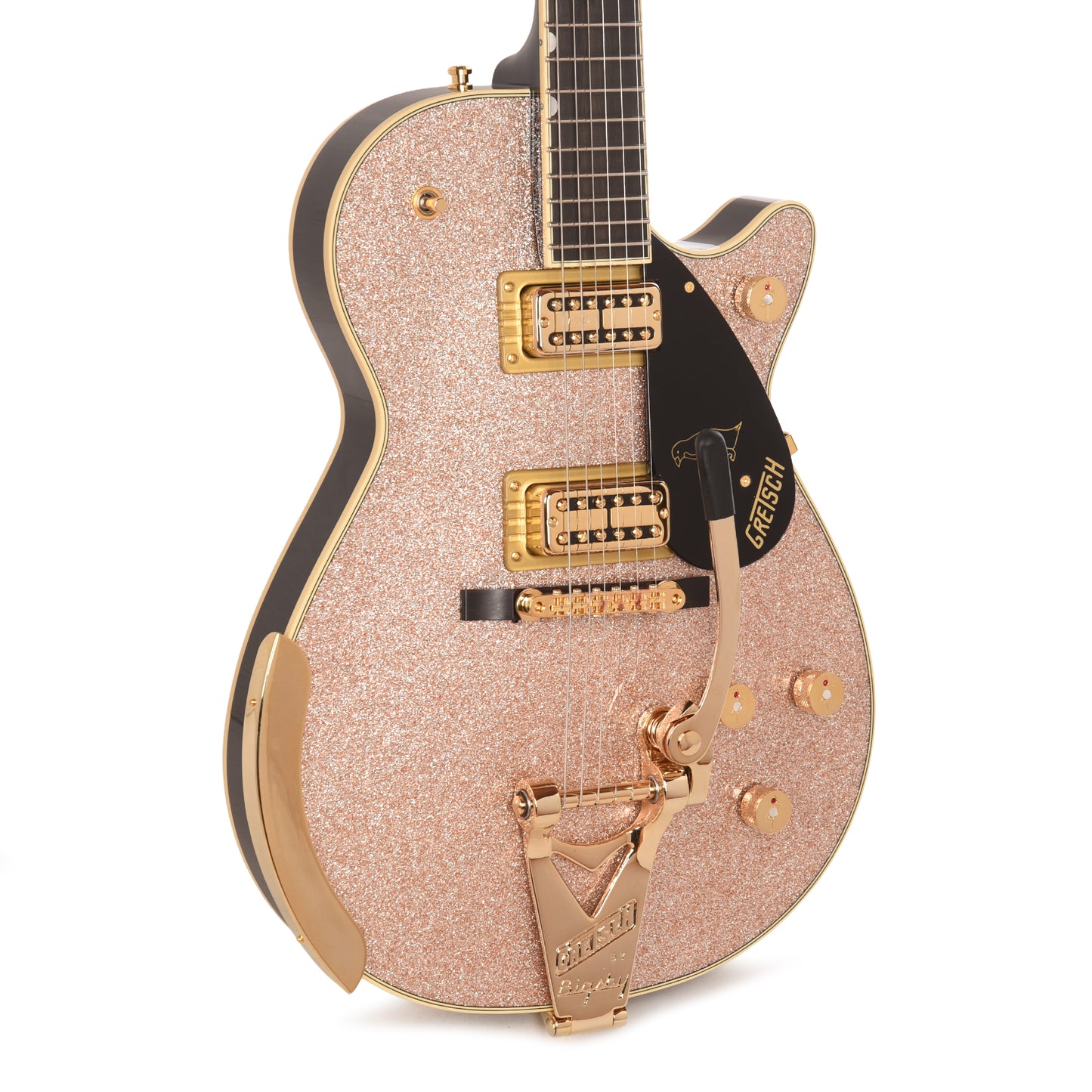 Gretsch Limited Edition Penguin Champagne Sparkle w/String-Thru Bigsby Electric Guitars / Solid Body