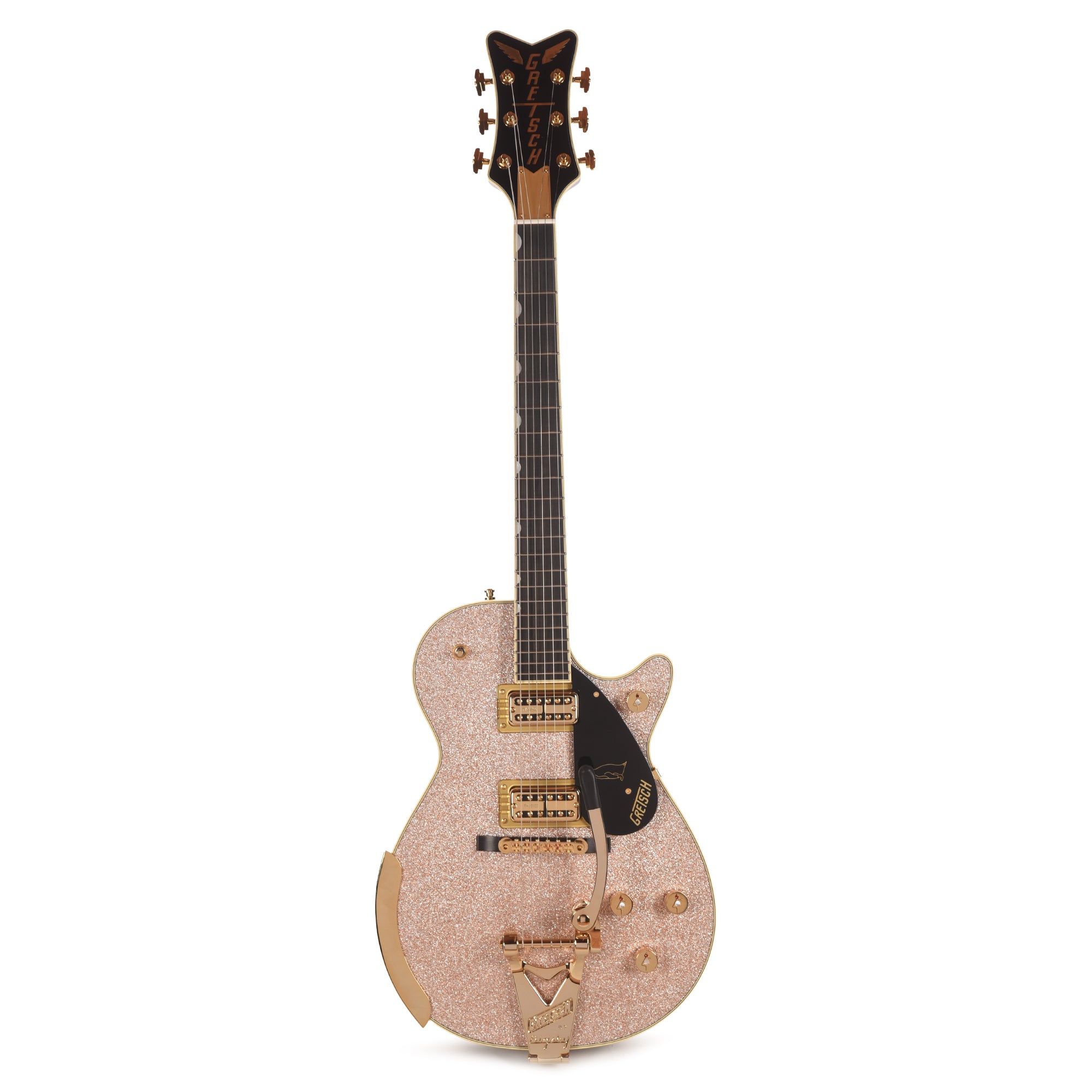 Gretsch Limited Edition Penguin Champagne Sparkle w/String-Thru Bigsby Electric Guitars / Solid Body