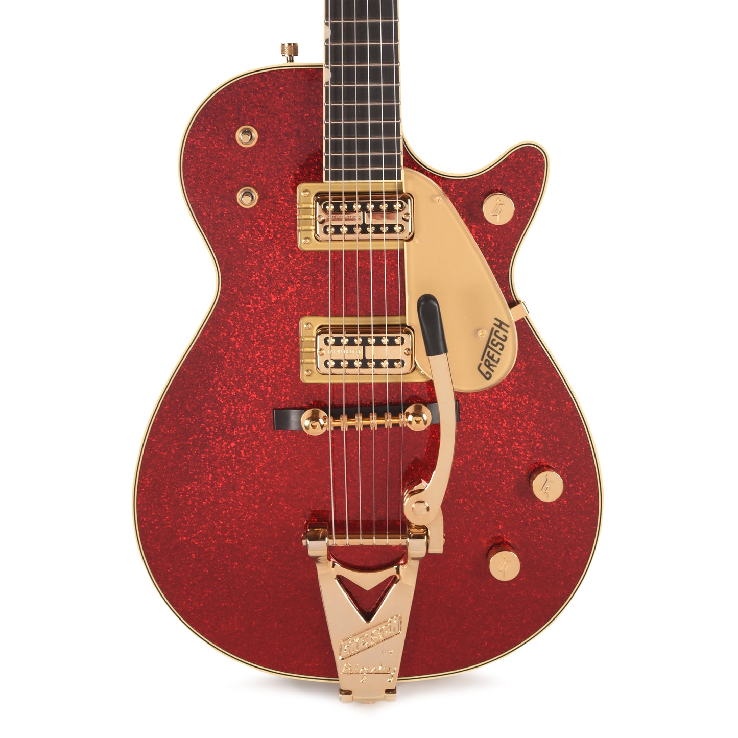 Gretsch Limited Edition Vintage Select G6129TG-59VS Sparkle Jet Red Sparkle w/String-Thru Bigsby Electric Guitars / Solid Body