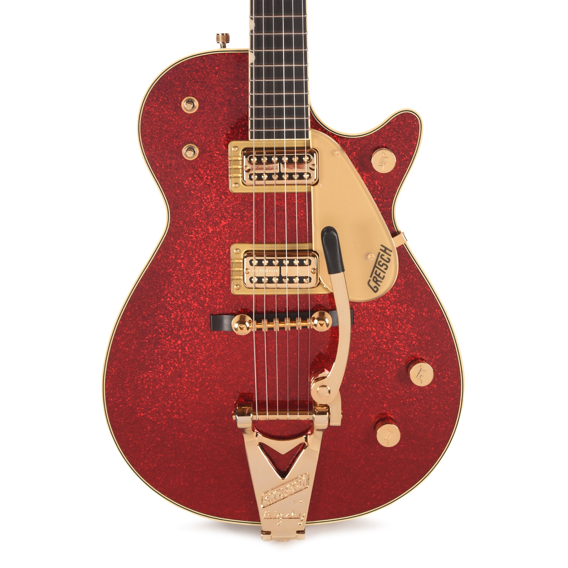 Gretsch Limited Edition Vintage Select G6129TG-59VS Sparkle Jet Red Sparkle w/String-Thru Bigsby Electric Guitars / Solid Body