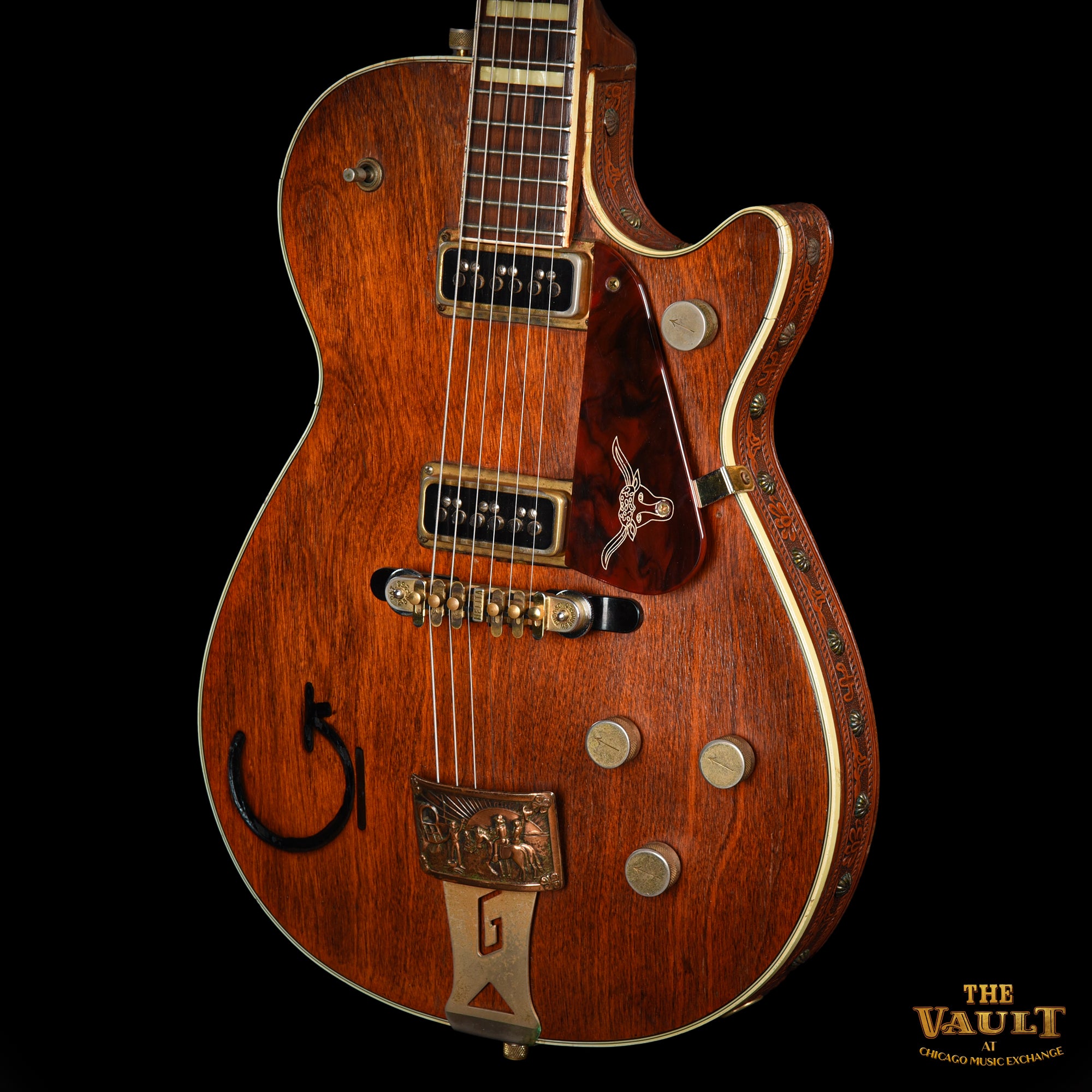 Gretsch Round Up Western Orange 1956 Electric Guitars / Solid Body