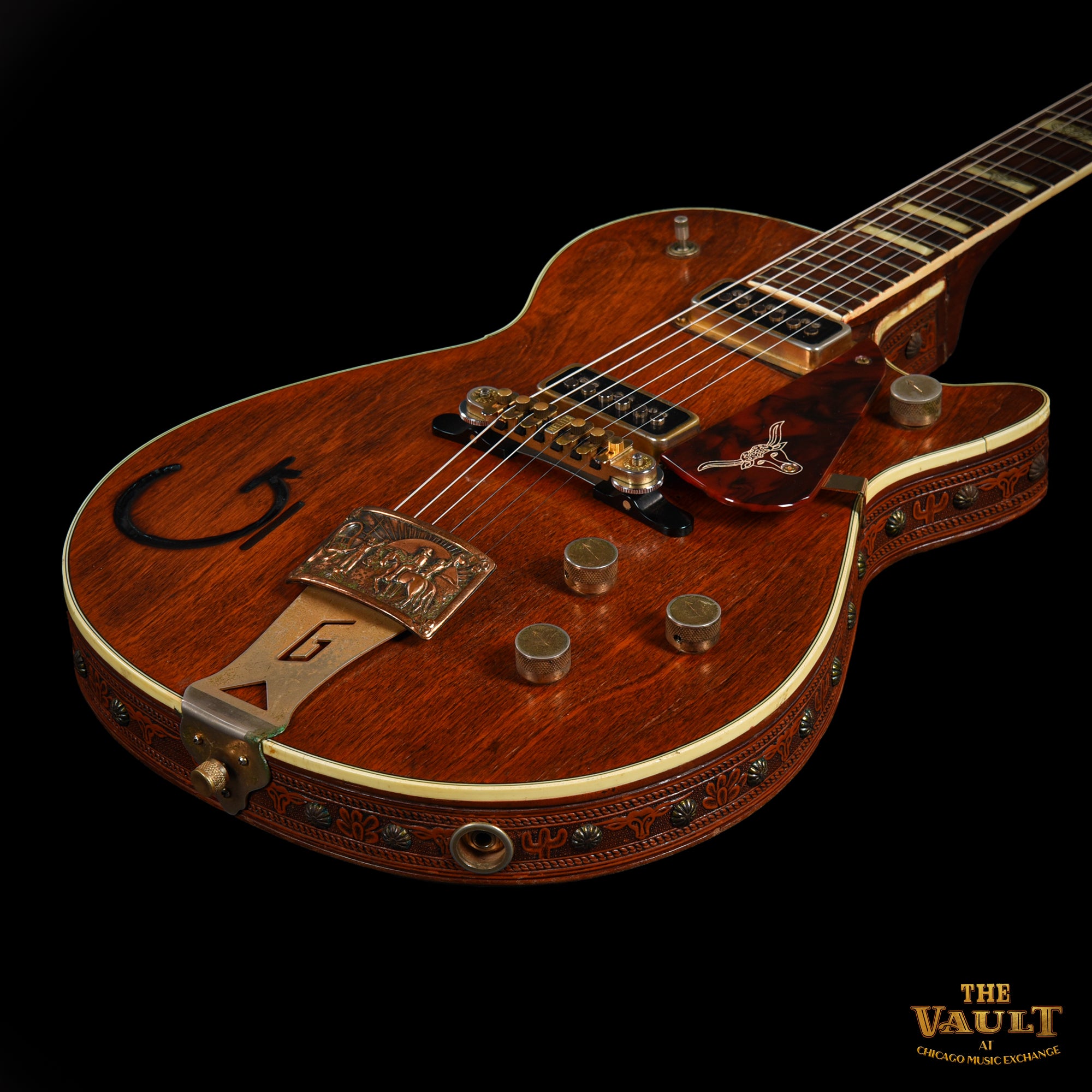 Gretsch Round Up Western Orange 1956 Electric Guitars / Solid Body