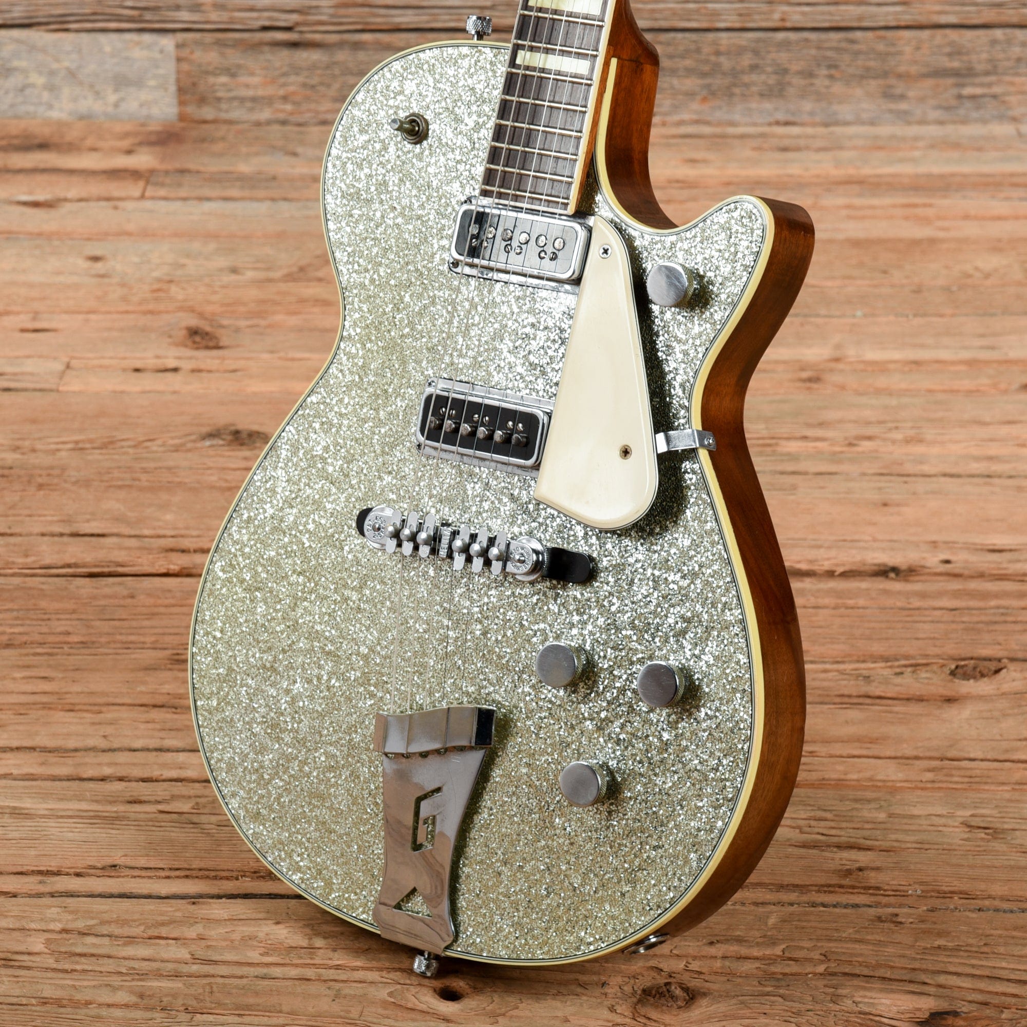Gretsch Sparkle Jet Silver Sparkle 1955 Electric Guitars / Solid Body