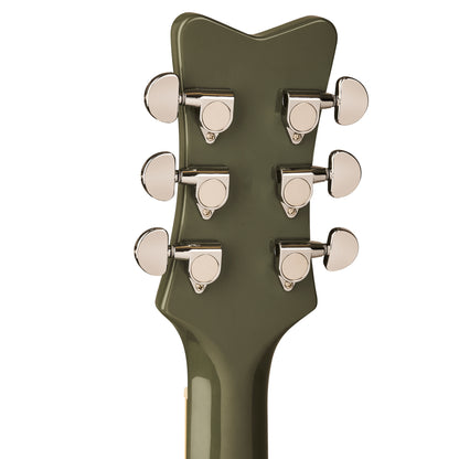 Gretsch Streamliner Jet Club 1 Pickup Olive Drab Electric Guitars / Solid Body