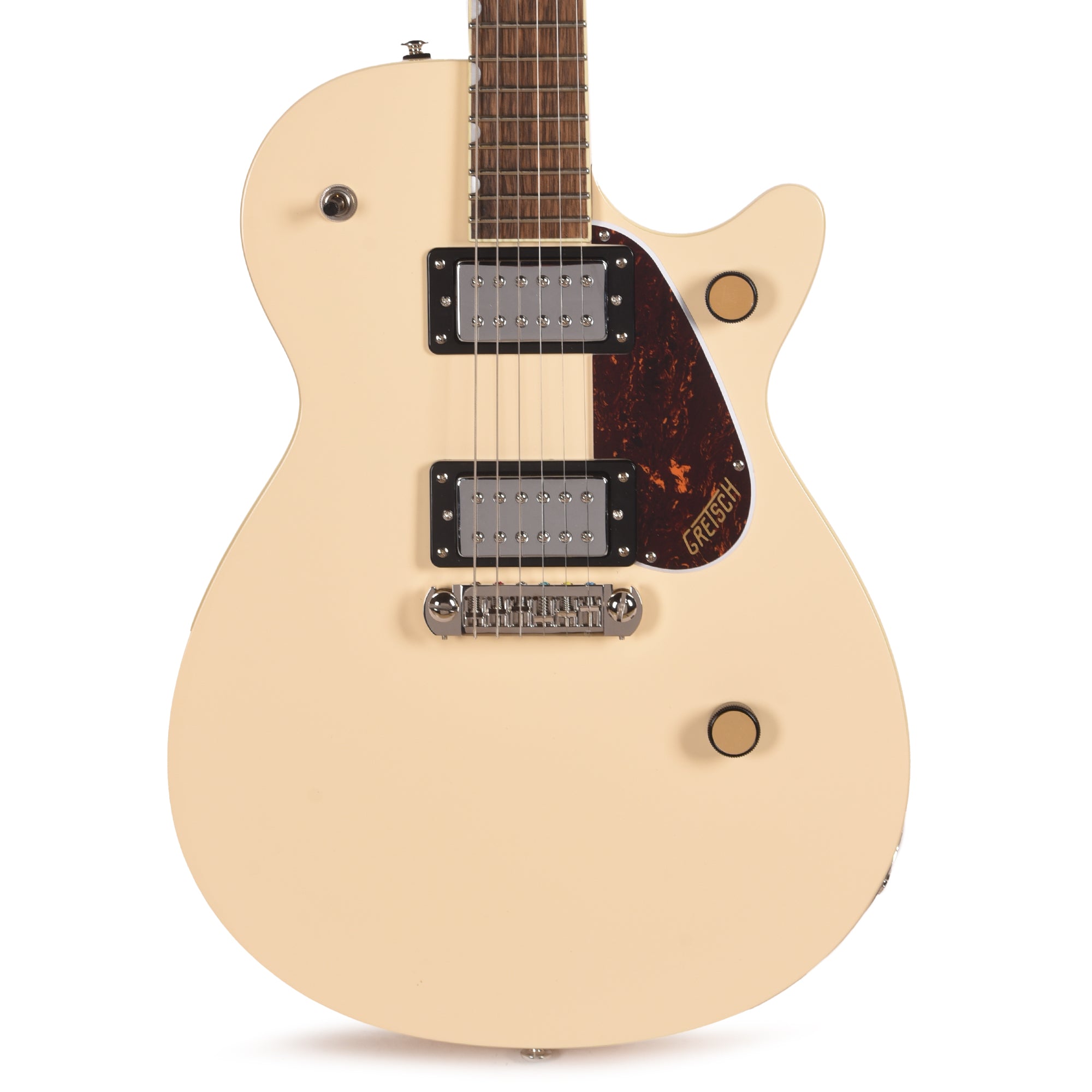 Gretsch Streamliner Jet Club Single-Cut with Wraparound Vintage White Electric Guitars / Solid Body