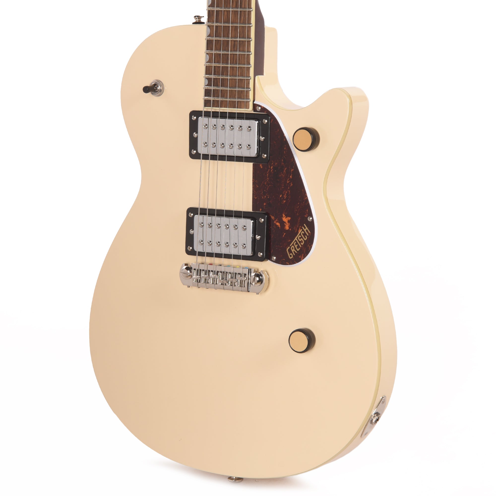 Gretsch Streamliner Jet Club Single-Cut with Wraparound Vintage White Electric Guitars / Solid Body