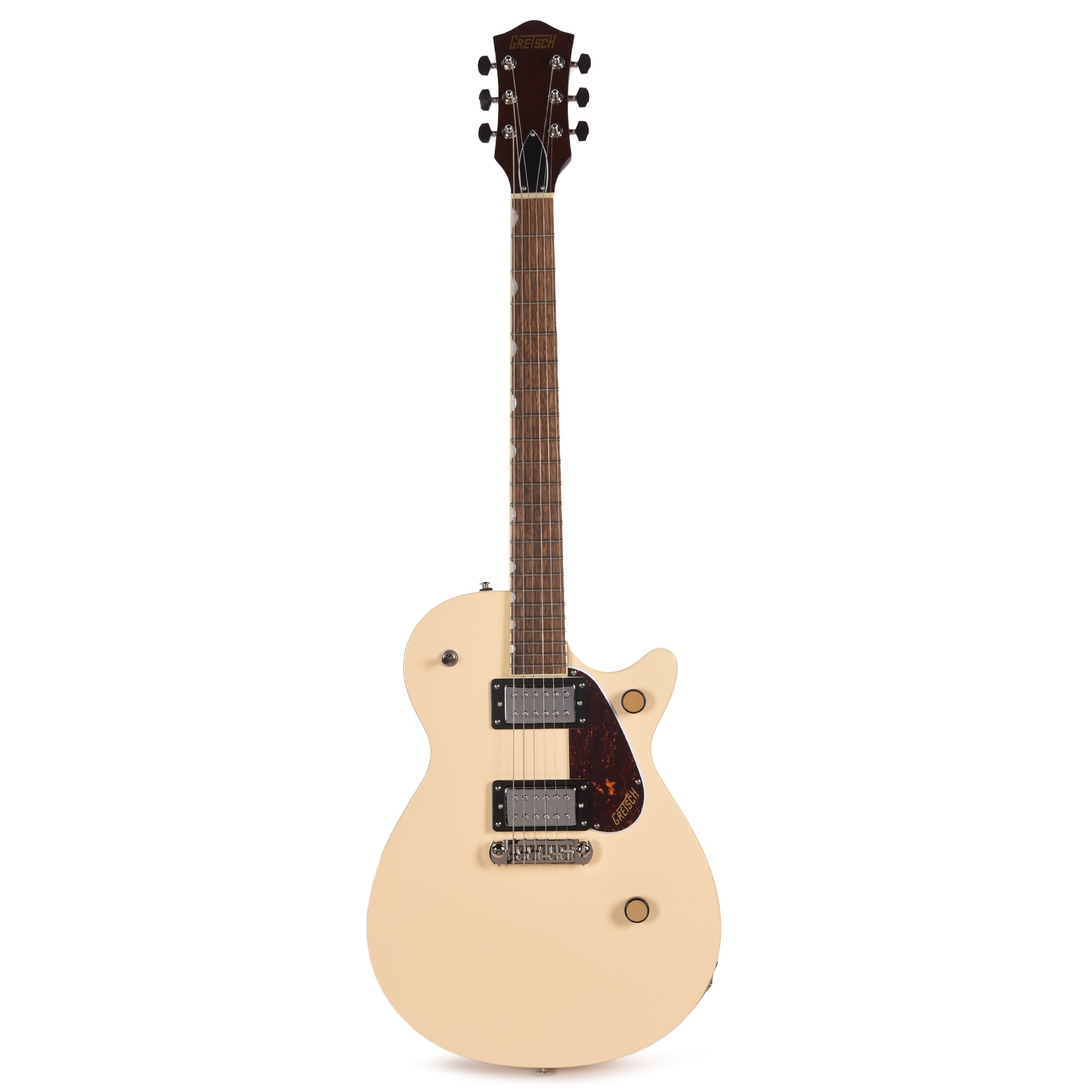 Gretsch Streamliner Jet Club Single-Cut with Wraparound Vintage White Electric Guitars / Solid Body