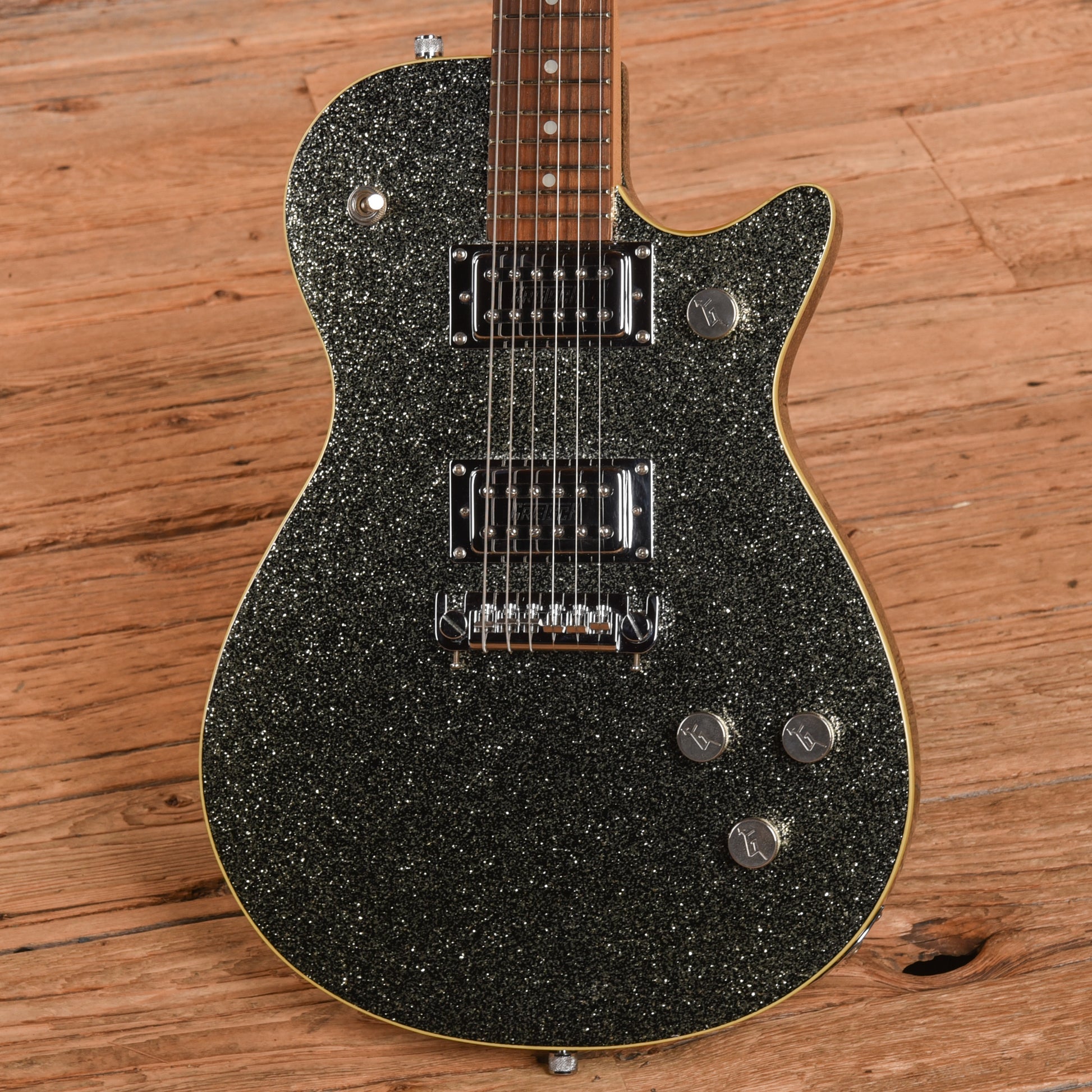 Gretsch Synchromatic Sparkle Jet Silver Sparkle Electric Guitars / Solid Body