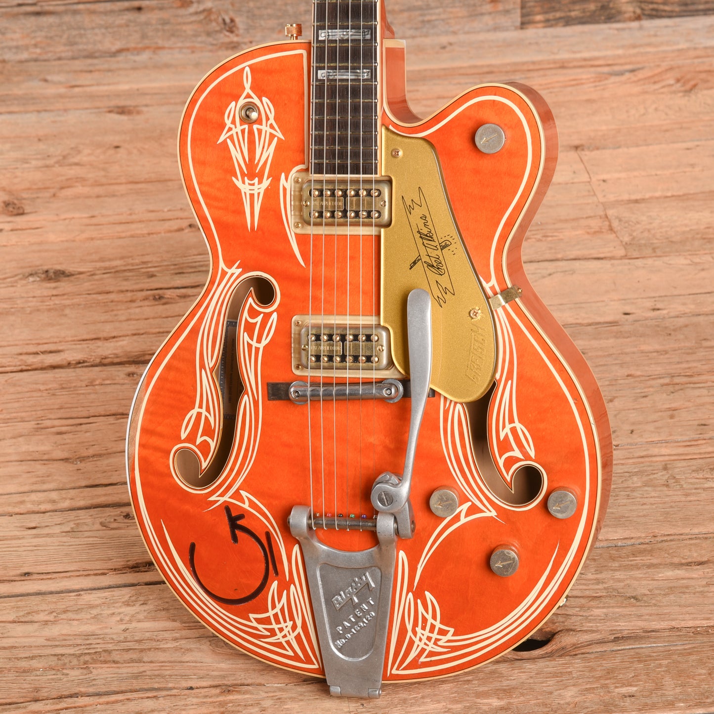 Gretsch 6120 ORANGE PINSTRIPE 2006 - Zac Brown