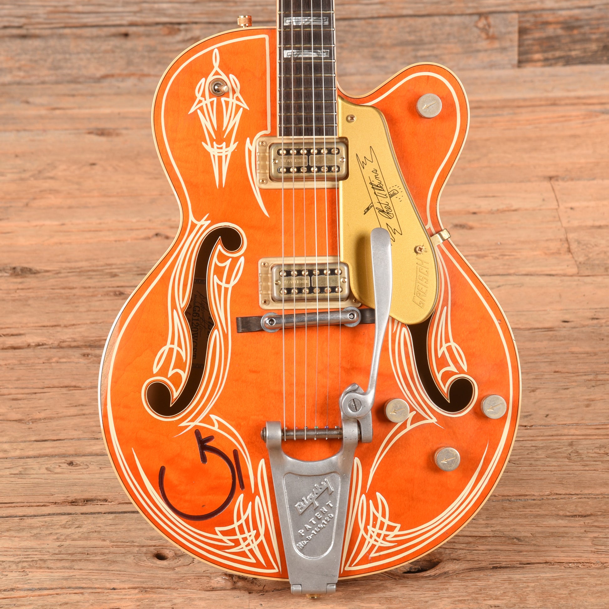 Gretsch 6120 ORANGE PINSTRIPE 2006 - Zac Brown