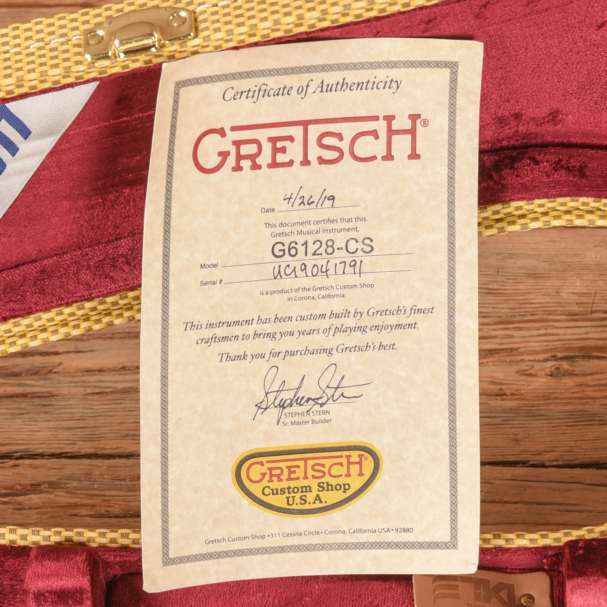 Gretsch 6128-CS Black 2019 - Zac Brown