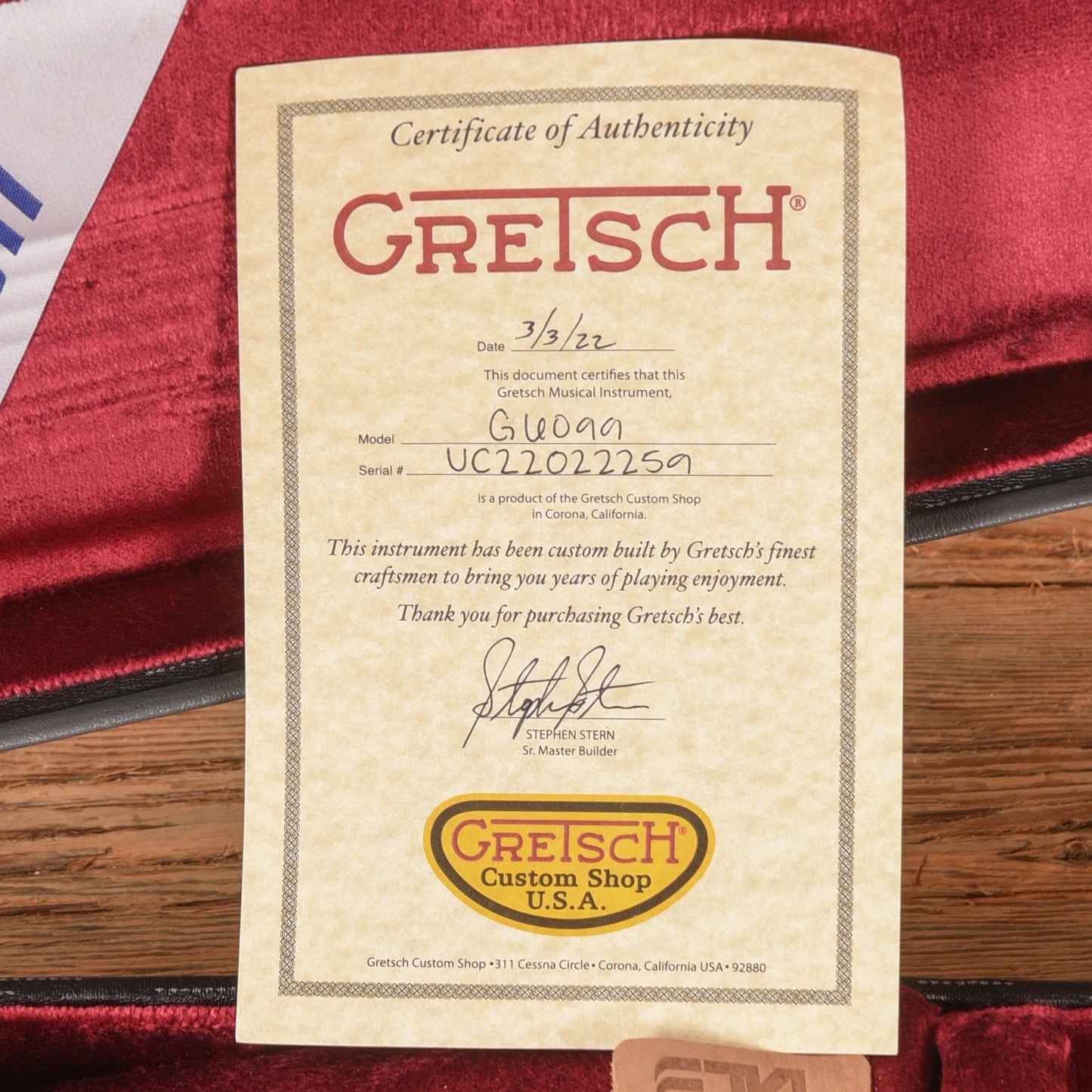 Gretsch G6099 Silver Burst Paisley 2022 - Zac Brown