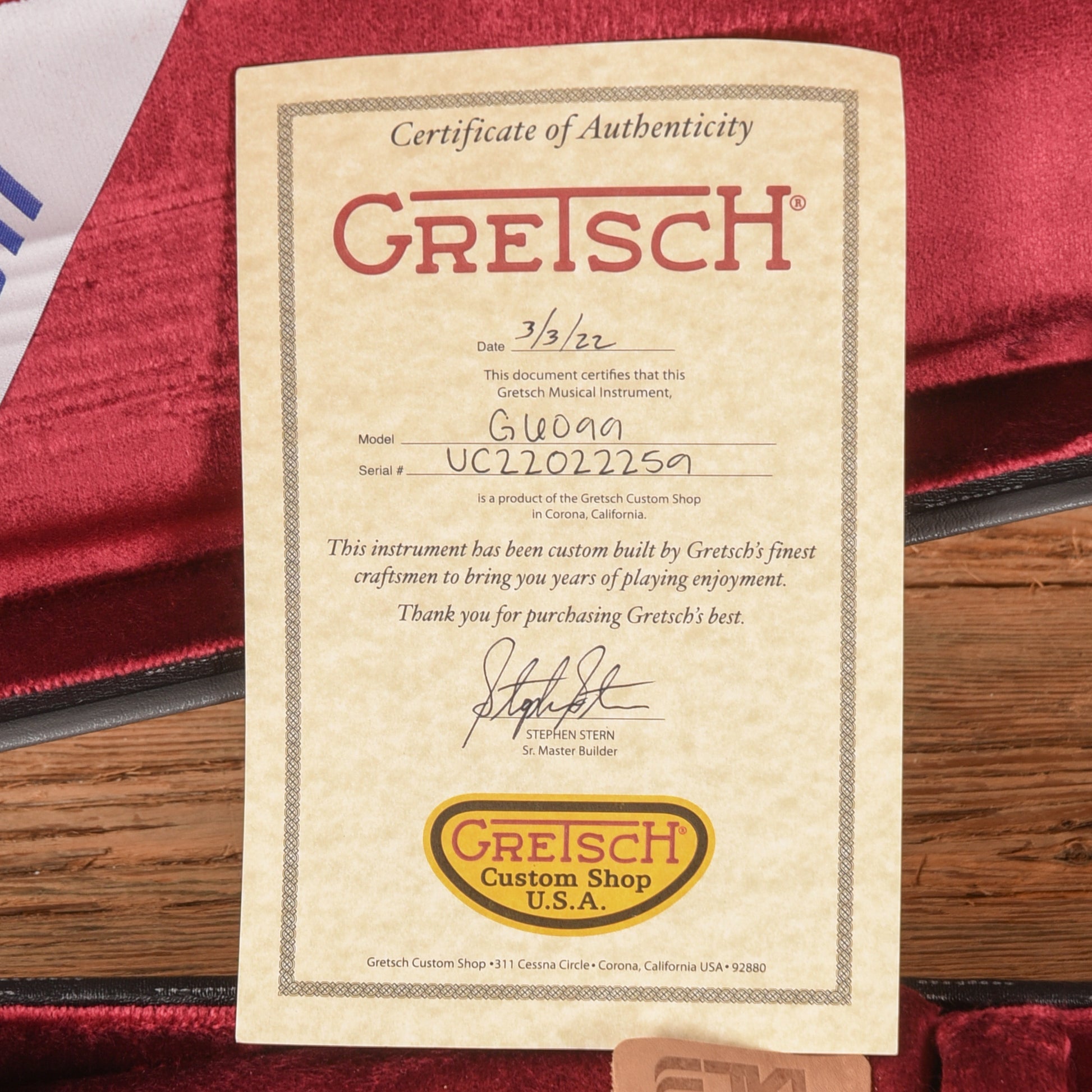 Gretsch G6099 Silver Burst Paisley 2022 - Zac Brown