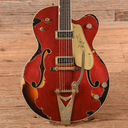 Gretsch G6120-CST Red Sparkle Over Sunburst 2021 - Zac Brown
