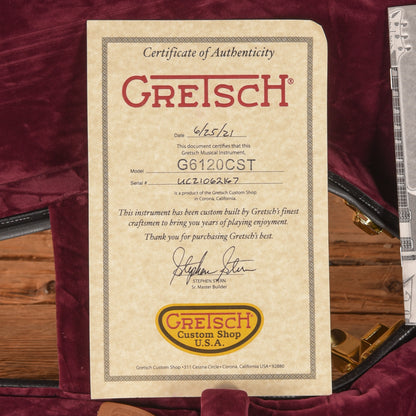 Gretsch G6120-CST Red Sparkle Over Sunburst 2021 - Zac Brown