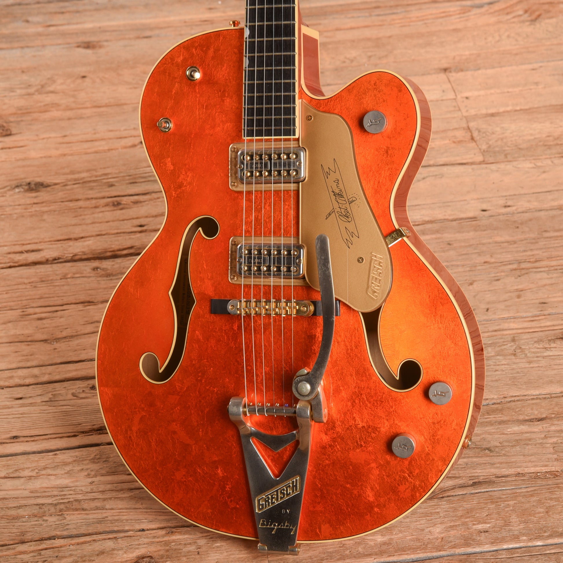 Gretsch G6120CST 125th Anniversary Gold Leaf Orange 2008 - Zac Brown