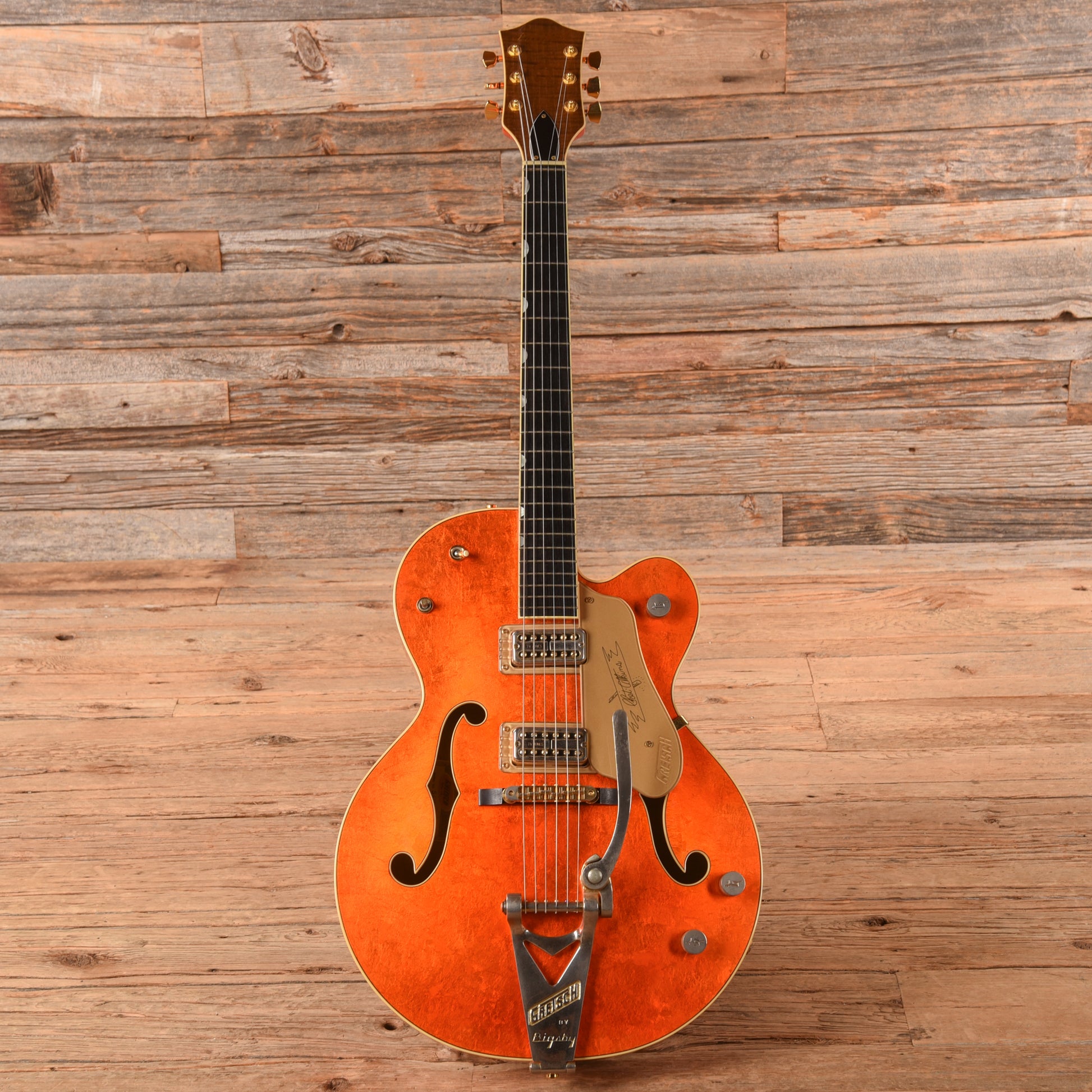 Gretsch G6120CST 125th Anniversary Gold Leaf Orange 2008 - Zac Brown