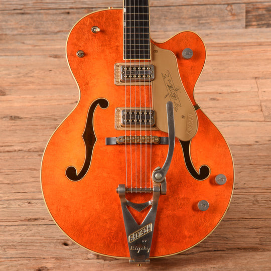 Gretsch G6120CST 125th Anniversary Gold Leaf Orange 2008 - Zac Brown