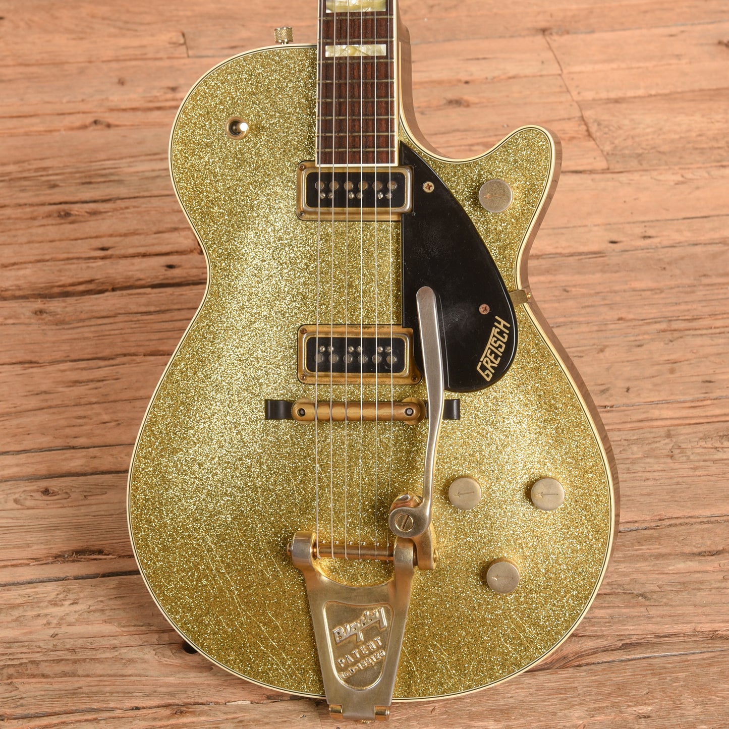 Gretsch G6128-CS Duo Jet Gold Sparkle 2014 - Zac Brown