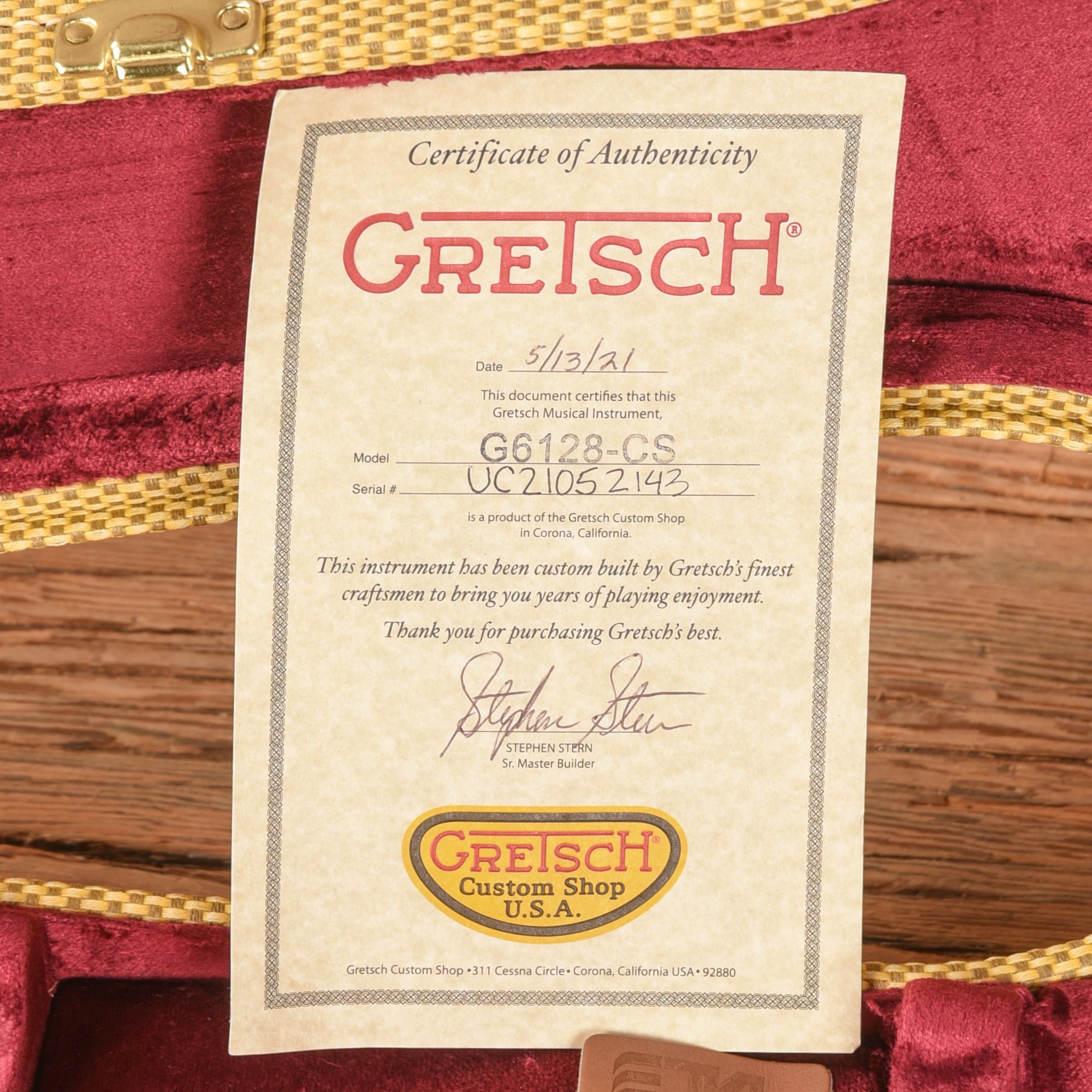 Gretsch G6128-CS Duo Jet Sunburst 2021 - Zac Brown