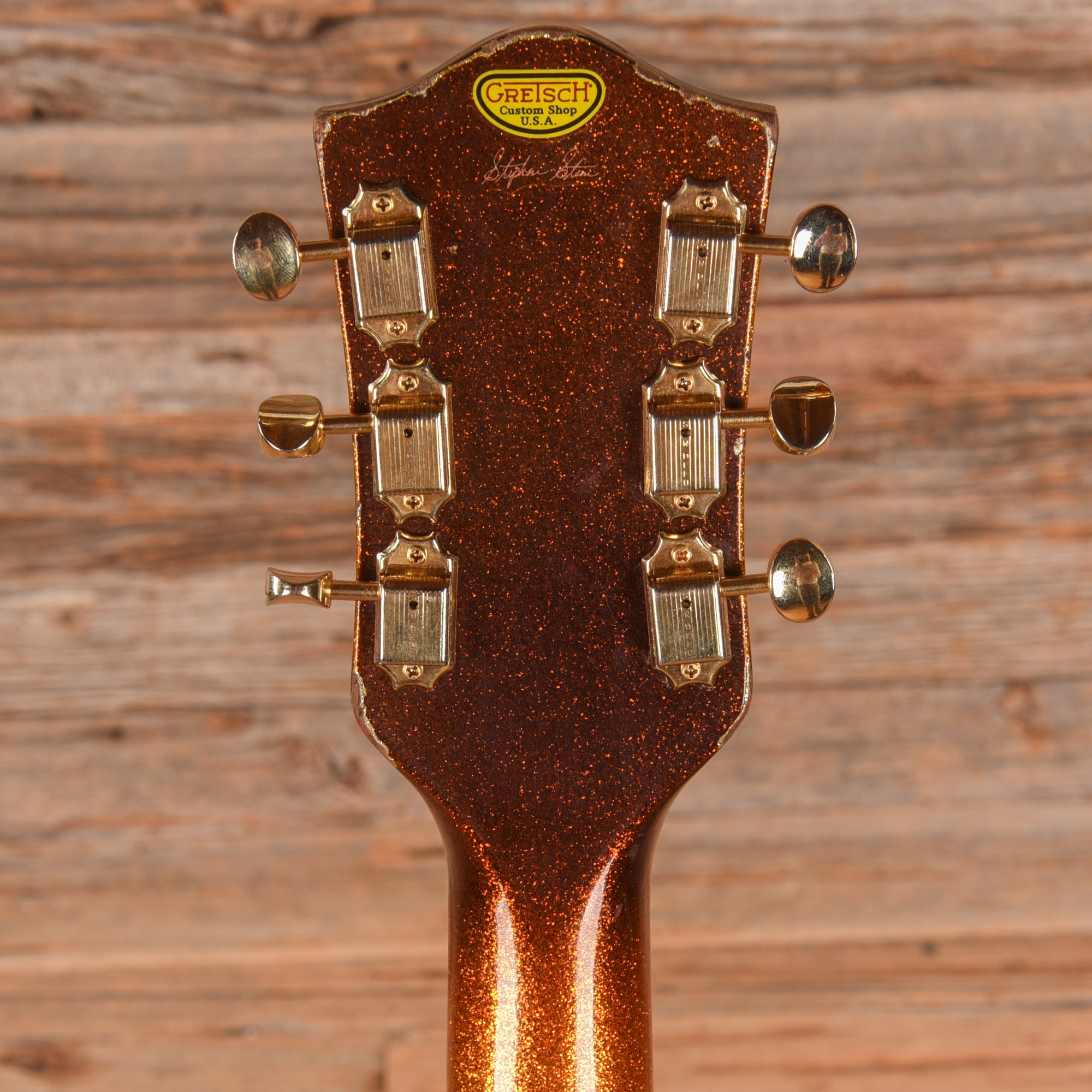 Gretsch G6128-CS Roadrunner Goldburst Sparkle over Multicolor 2020 - Zac Brown