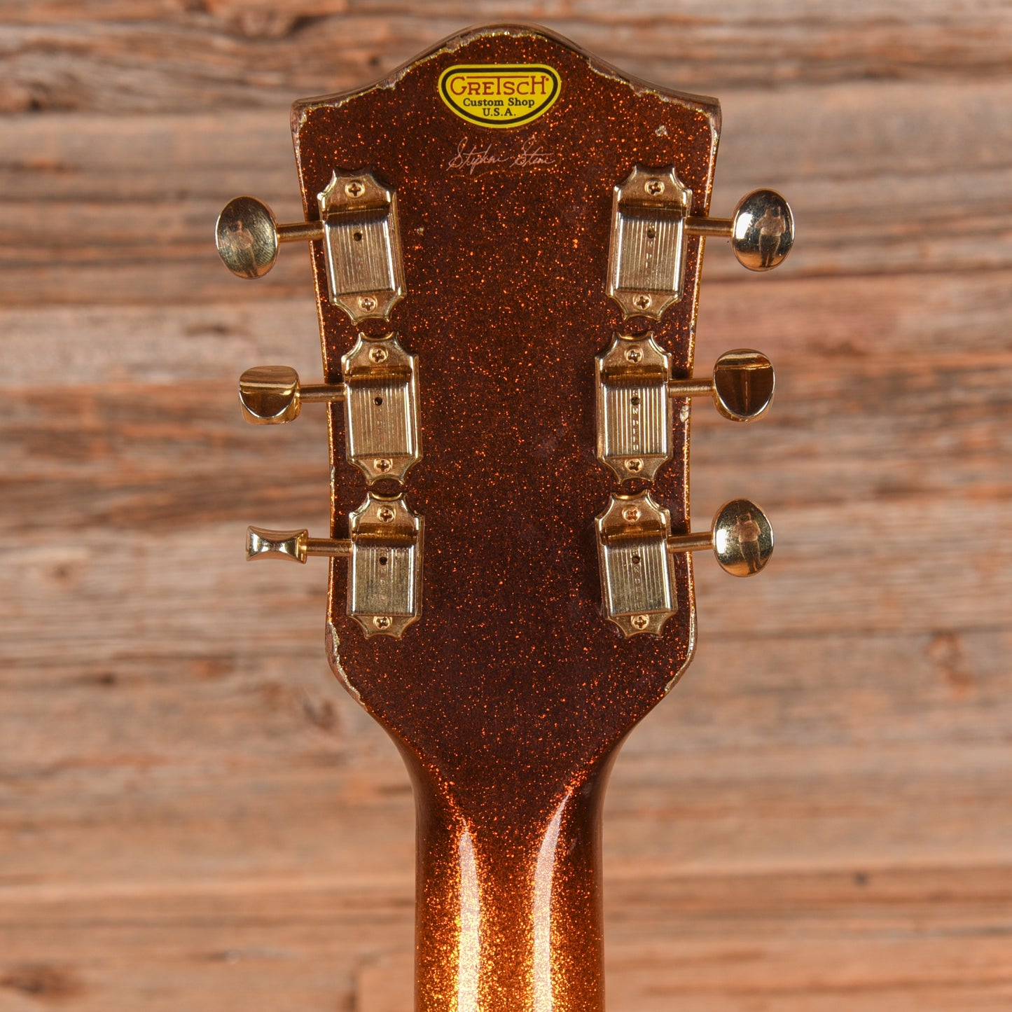 Gretsch G6128-CS Roadrunner Goldburst Sparkle over Multicolor 2020 - Zac Brown