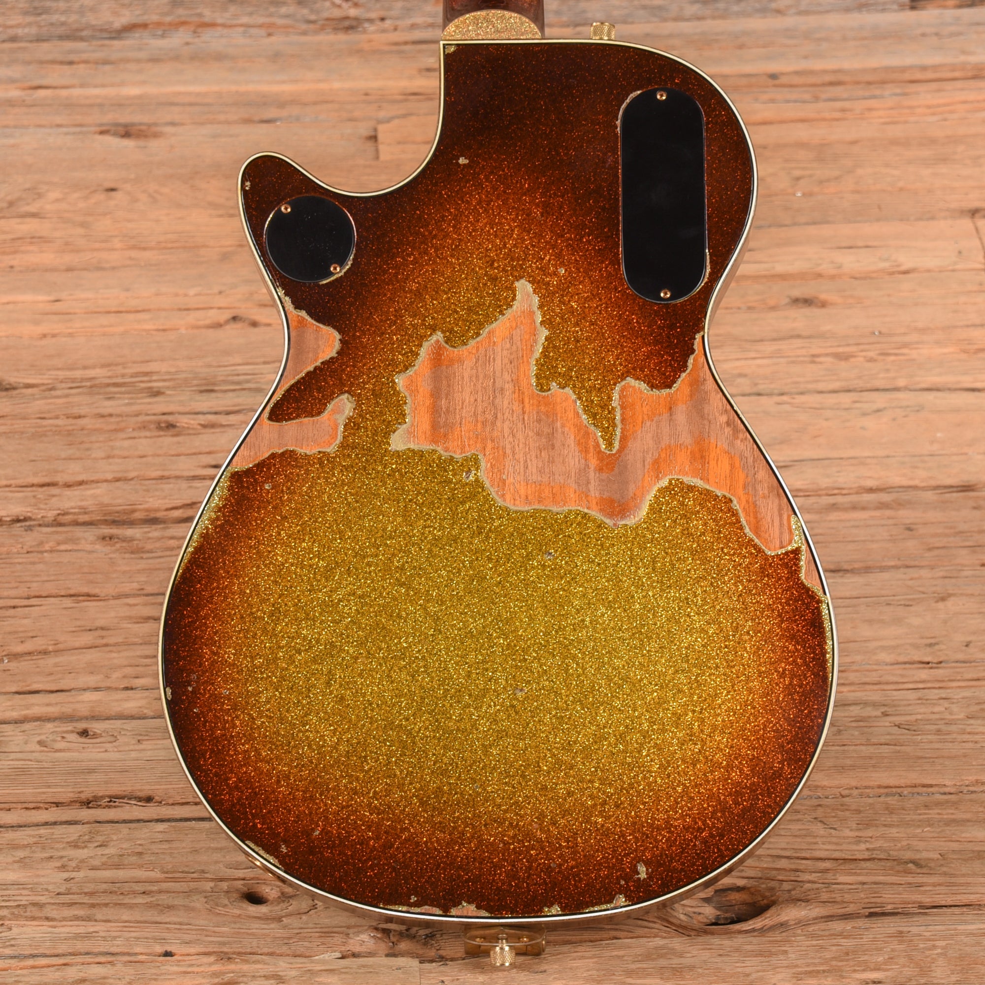 Gretsch G6128-CS Roadrunner Goldburst Sparkle over Multicolor 2020 - Zac Brown