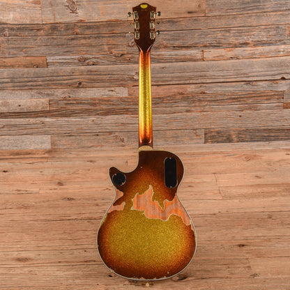 Gretsch G6128-CS Roadrunner Goldburst Sparkle over Multicolor 2020 - Zac Brown
