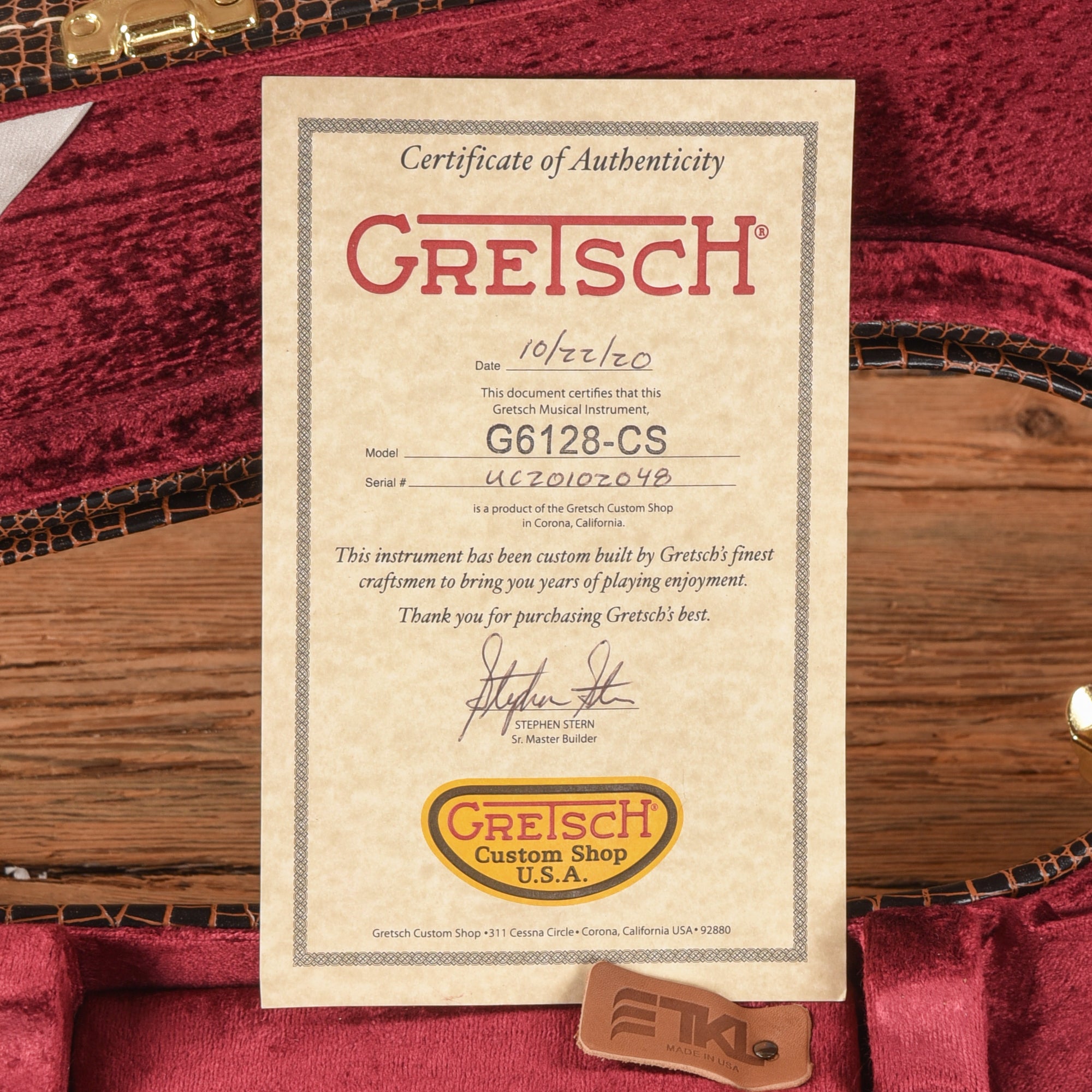 Gretsch G6128-CS Roadrunner Goldburst Sparkle over Multicolor 2020 - Zac Brown