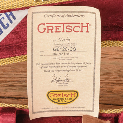 Gretsch G6128 Custom Shop Gold Paisley 2018 - Zac Brown