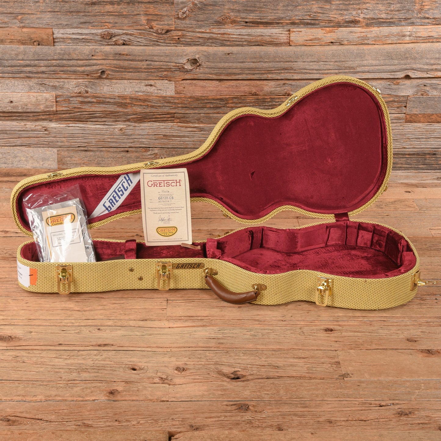 Gretsch G6128 Custom Shop Gold Paisley 2018 - Zac Brown