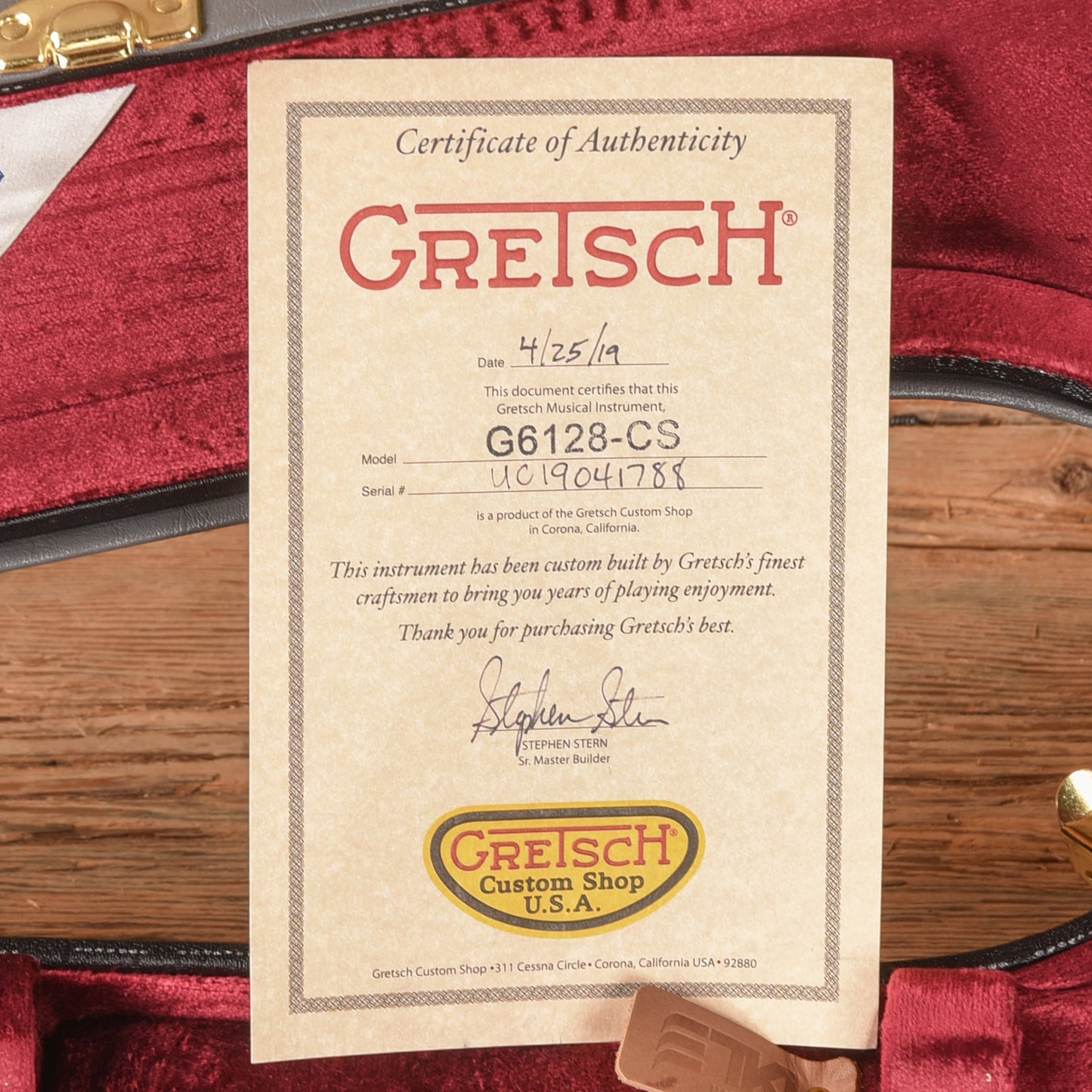 Gretsch G6128 Custom Shop White 2019 - Zac Brown