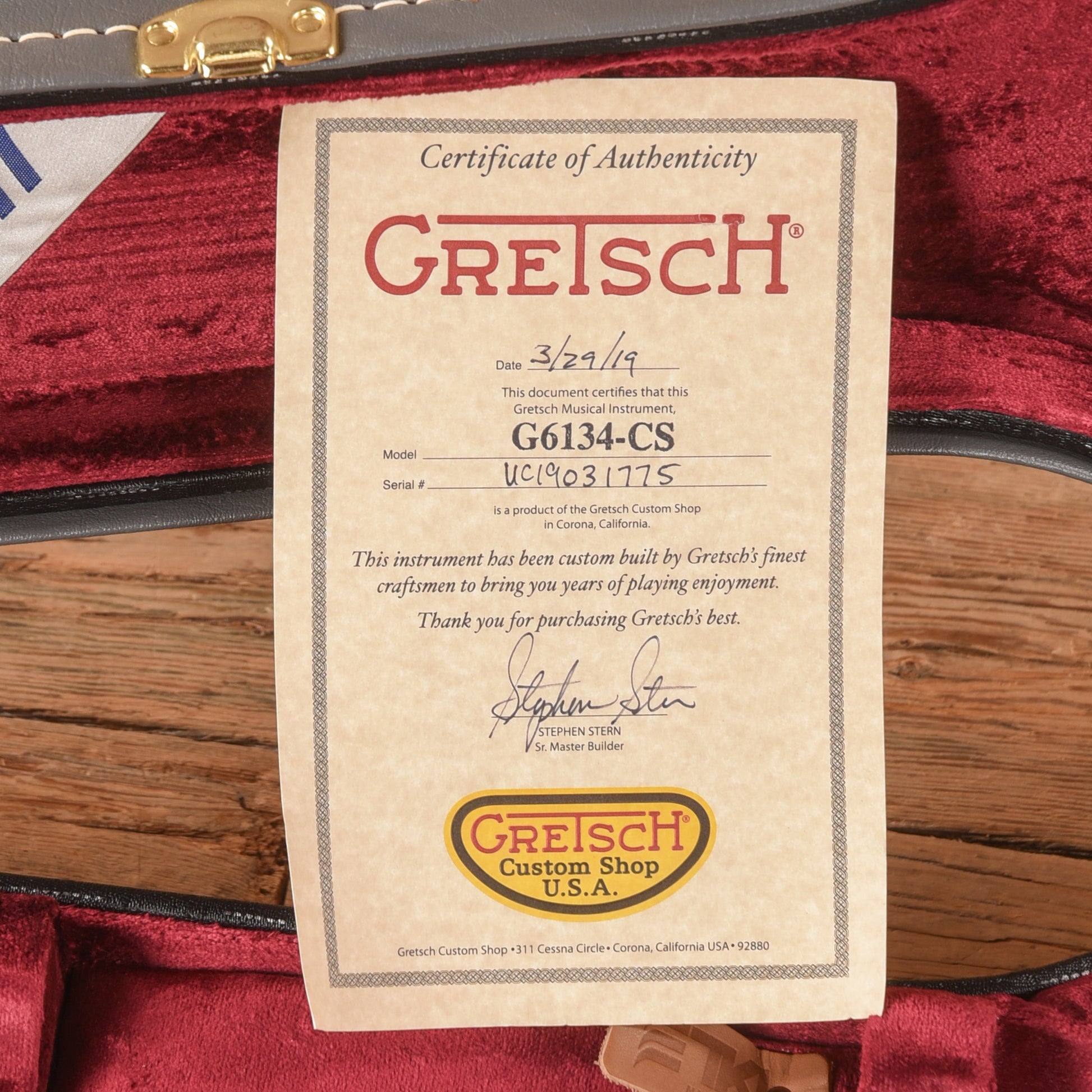 Gretsch G6134-CS Blue Sparkle 2019 - Zac Brown