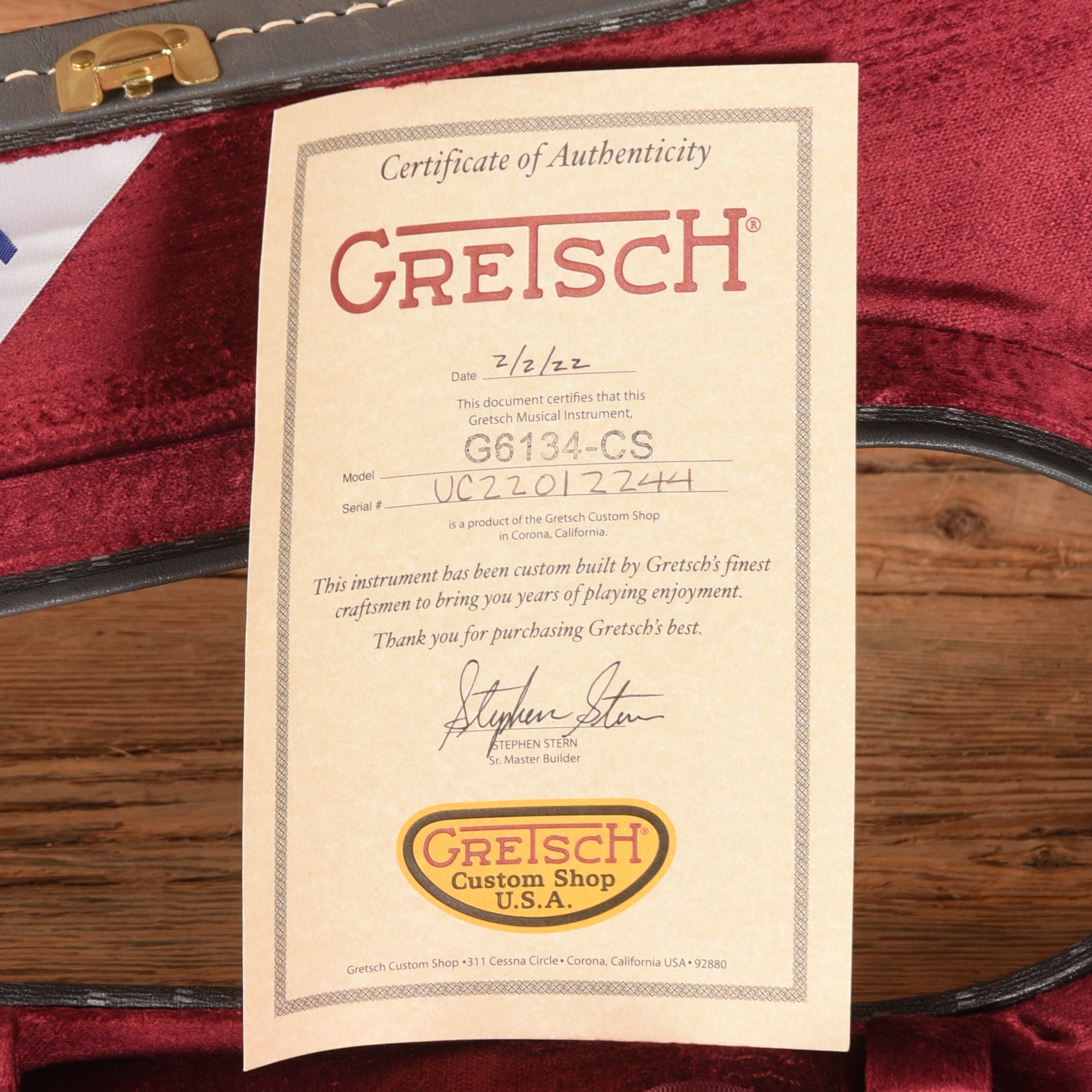 Gretsch G6134-CS Penguin Natural 2022 - Zac Brown