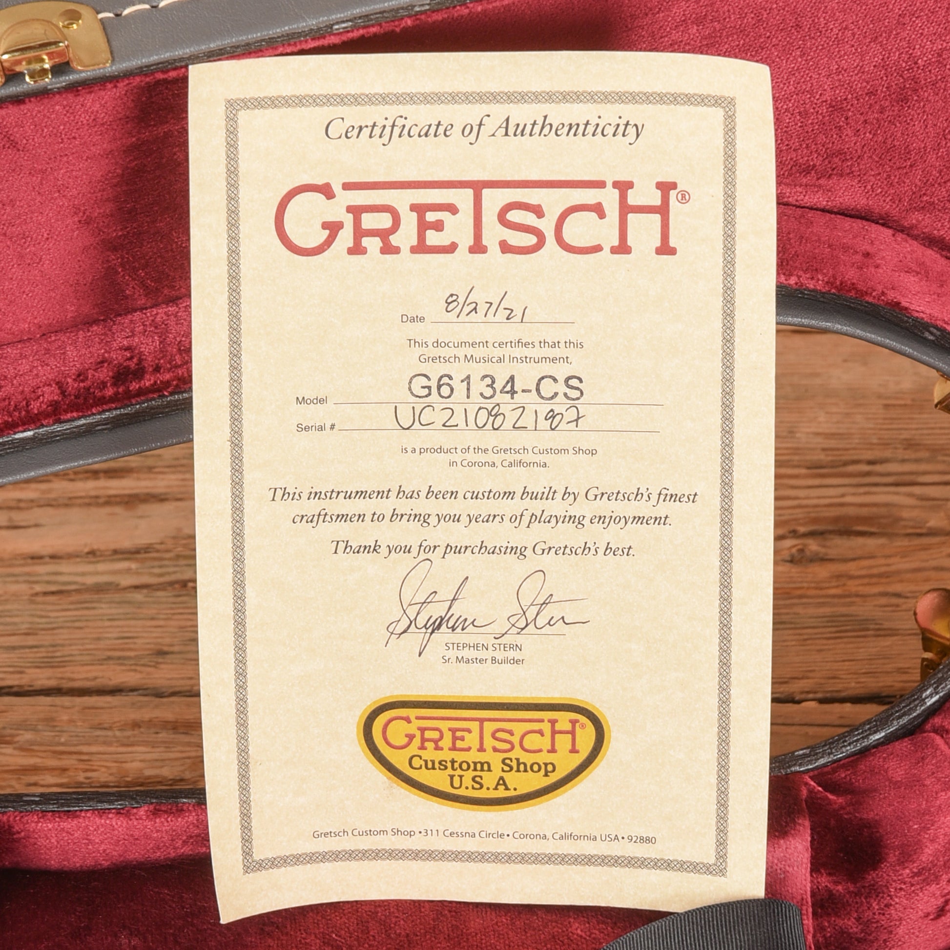 Gretsch G6134-CS Penguin White 2021 - Zac Brown