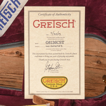 Gretsch G6136-CST Red 2013 - Zac Brown