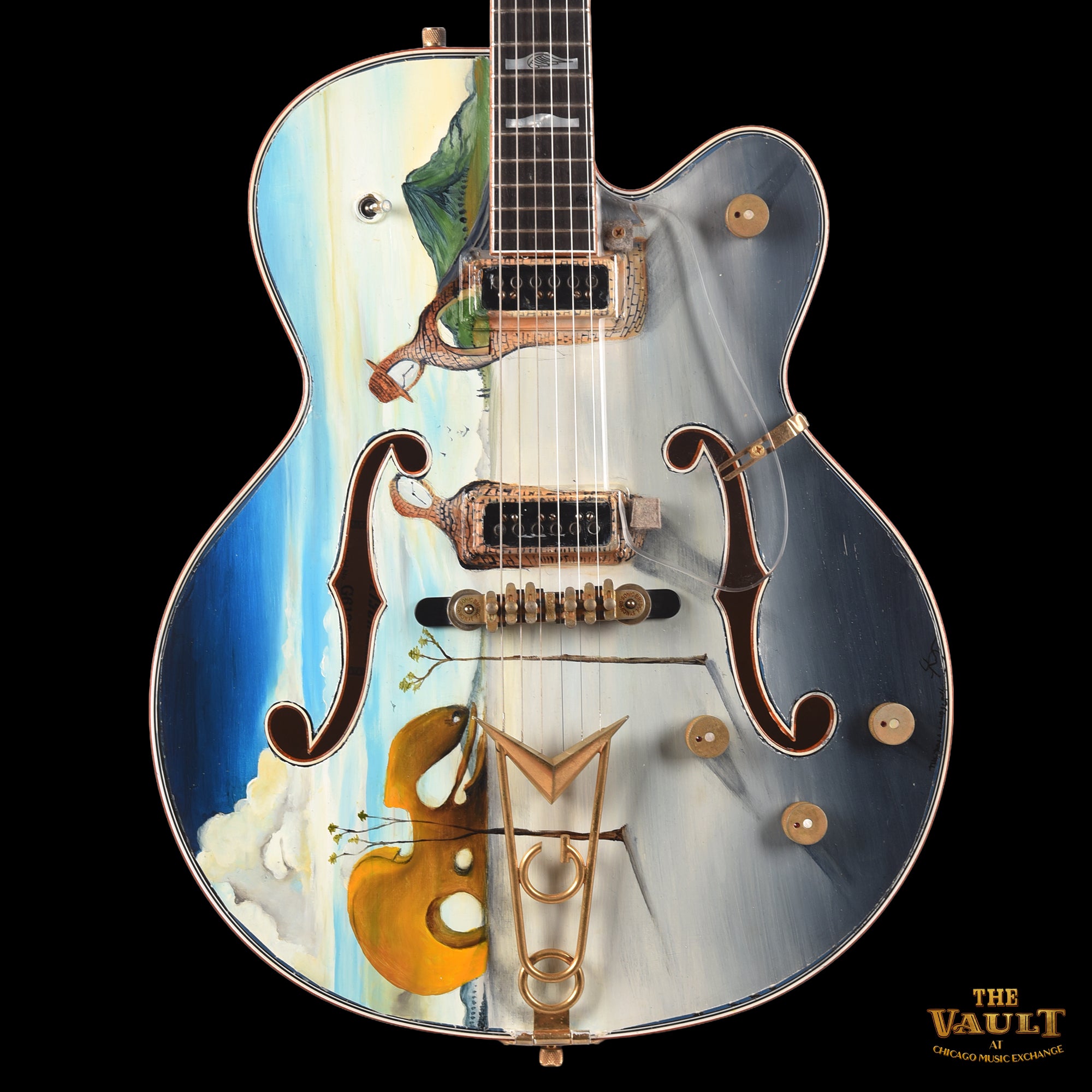 Gretsch G6136-CST White Falcon Custom Painted by Louis Markoya Protegé to Salvador Dali 2012 - Zac Brown
