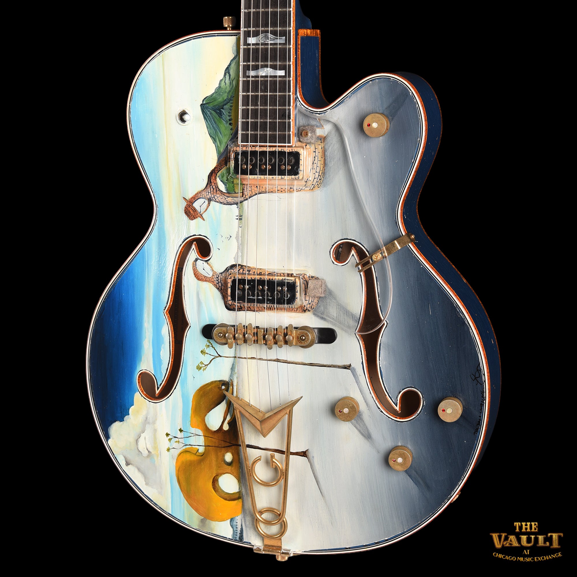 Gretsch G6136-CST White Falcon Custom Painted by Louis Markoya Protegé to Salvador Dali 2012 - Zac Brown