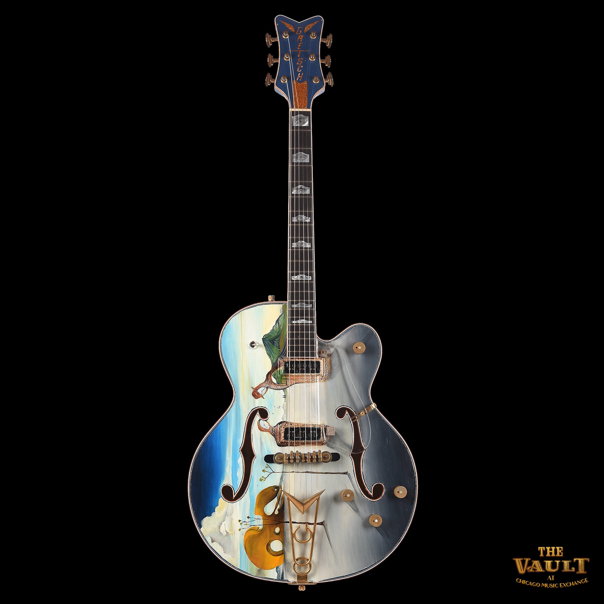 Gretsch G6136-CST White Falcon Custom Painted by Louis Markoya Protegé to Salvador Dali 2012 - Zac Brown