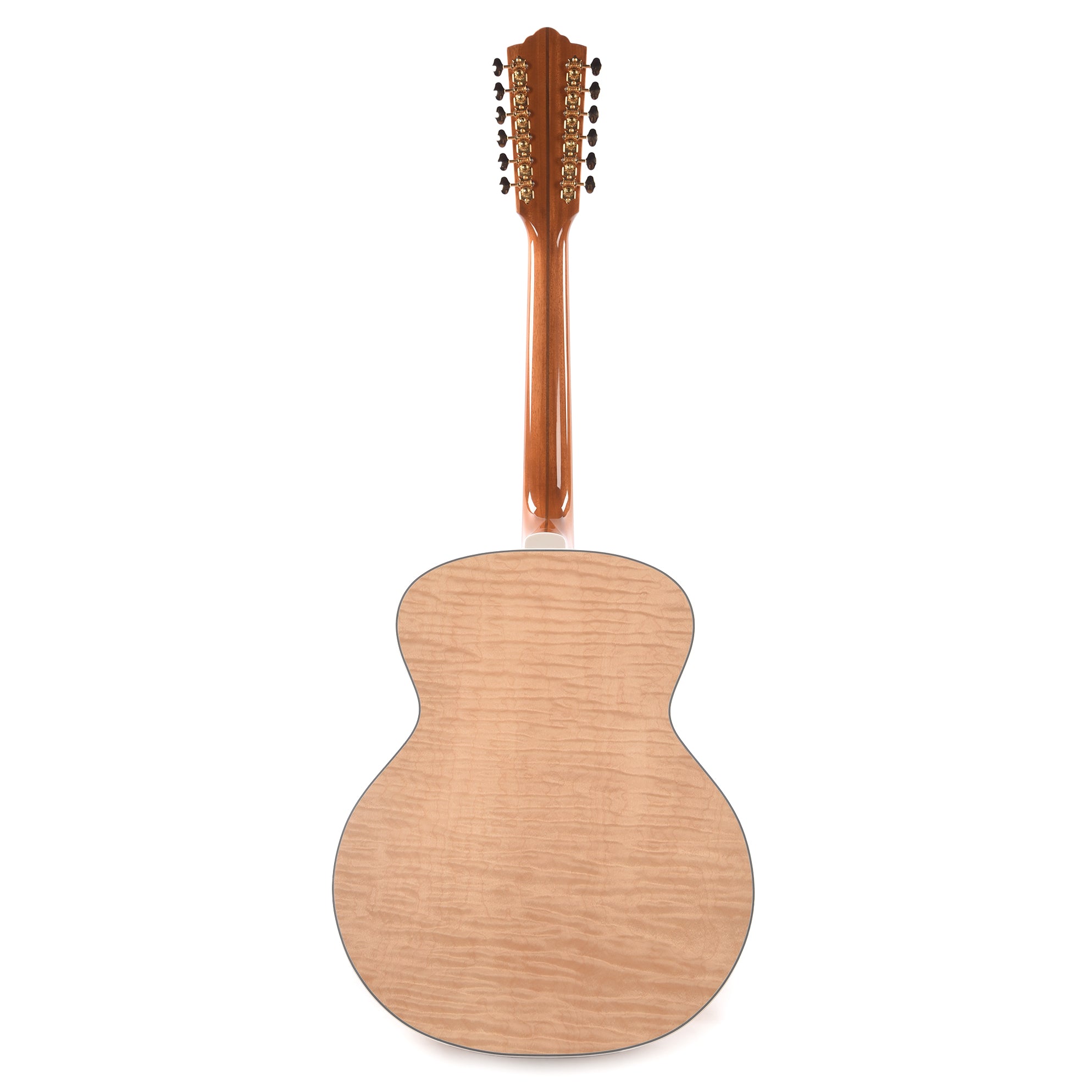 Guild USA F-512E Maple Jumbo 12-String Sitka/Archback Maple Blonde Acoustic Guitars / 12-String