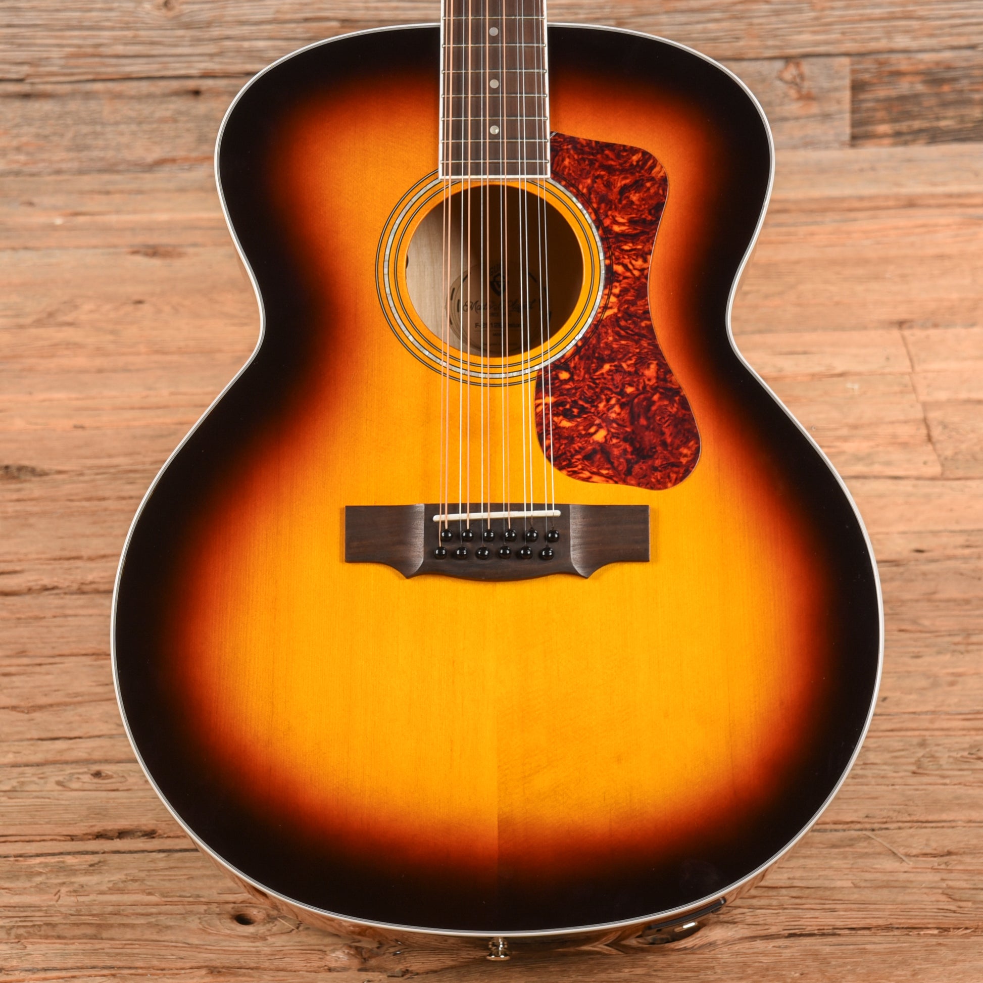Guild Westerly F-2512E Archback Deluxe Maple Jumbo 12-String Antique Burst Acoustic Guitars / 12-String