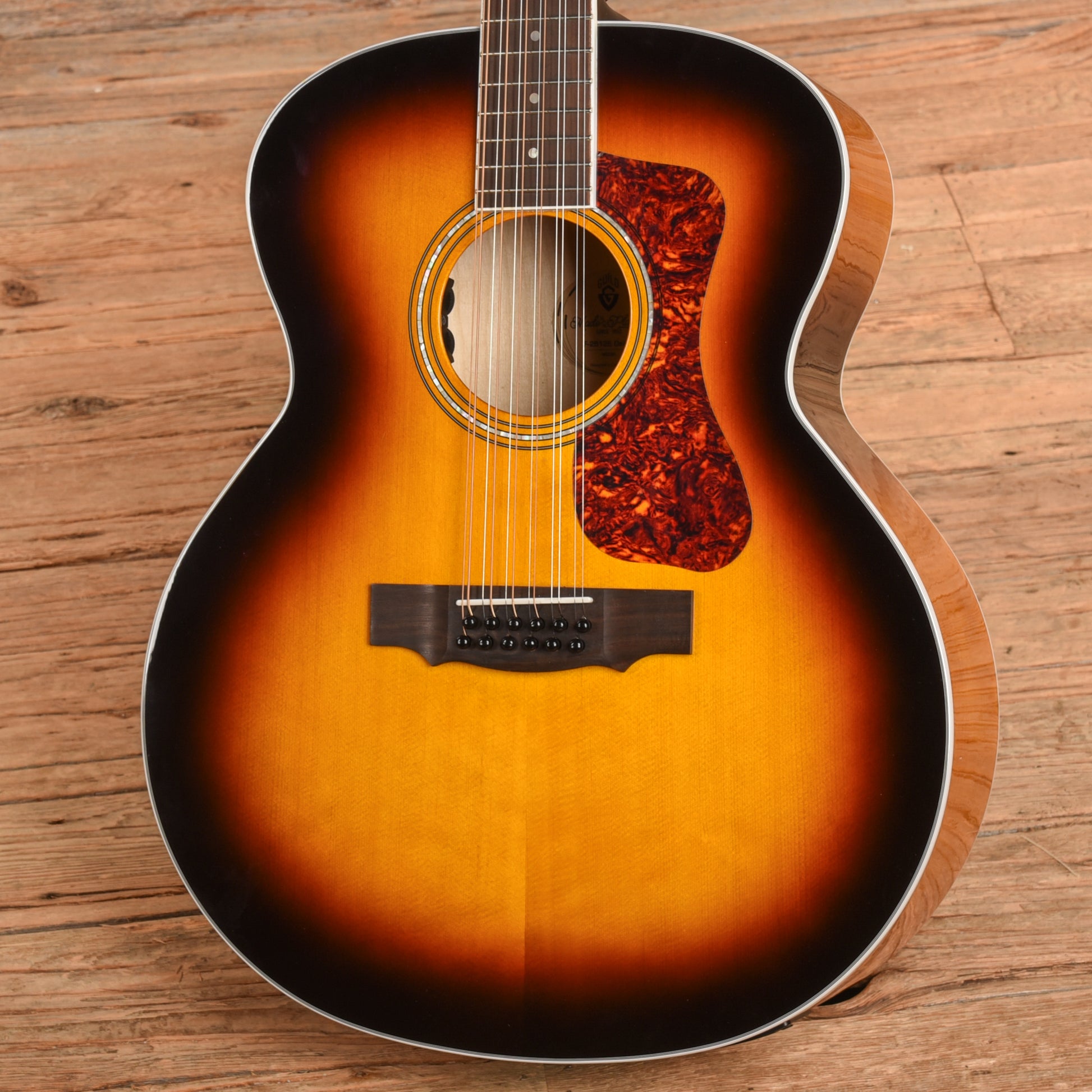 Guild Westerly F-2512E Archback Deluxe Maple Jumbo 12-String Antique Burst Acoustic Guitars / 12-String