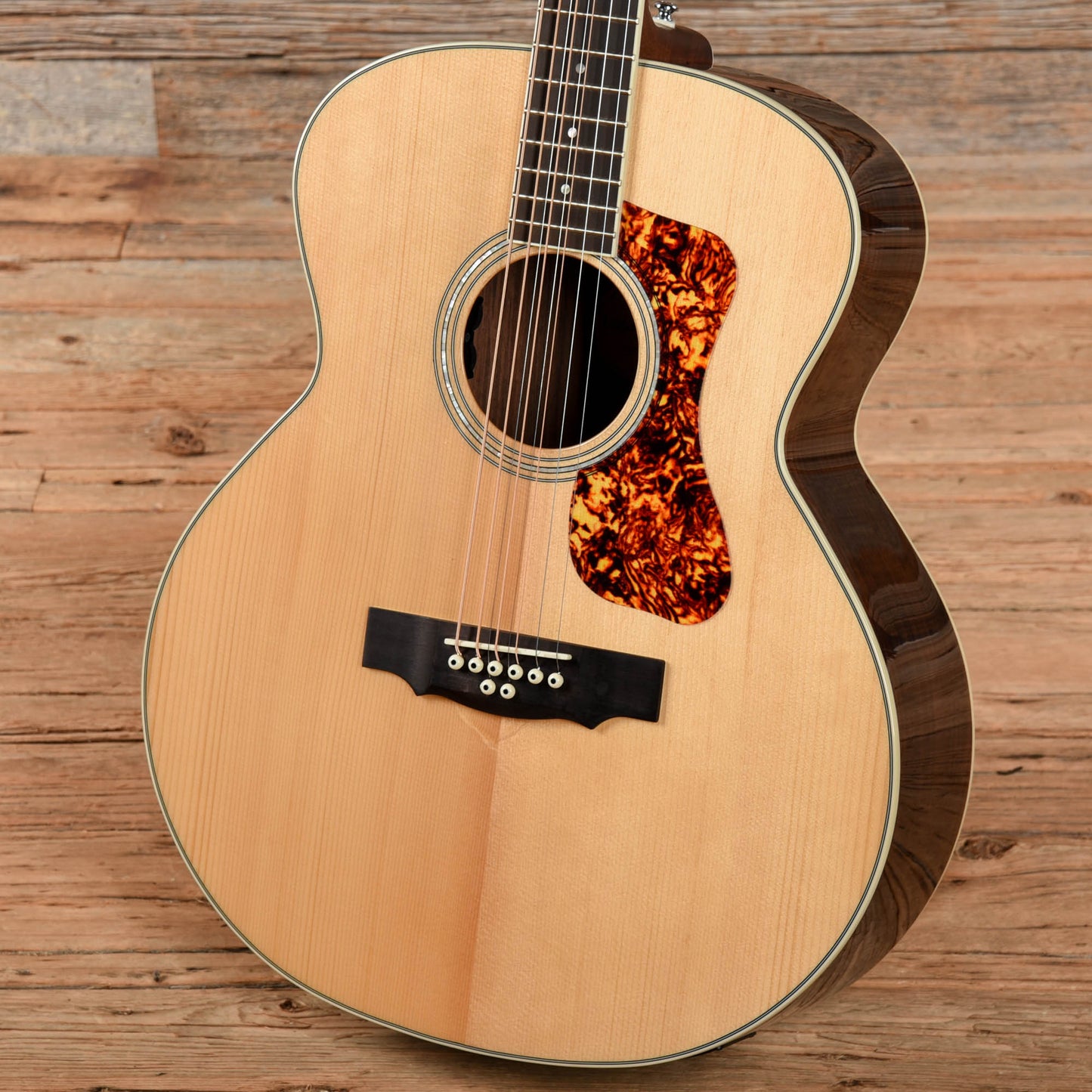 Guild BT-258E Deluxe Natural GB Natural Acoustic Guitars / Baritone