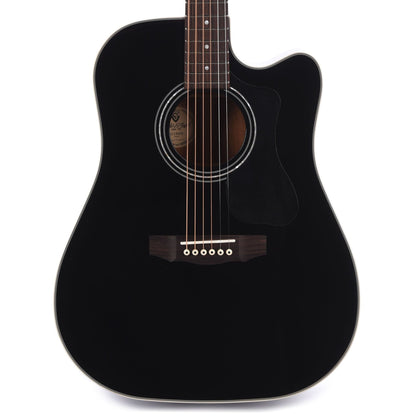 Guild D-140CE Dreadnought Black Acoustic Guitars / Dreadnought
