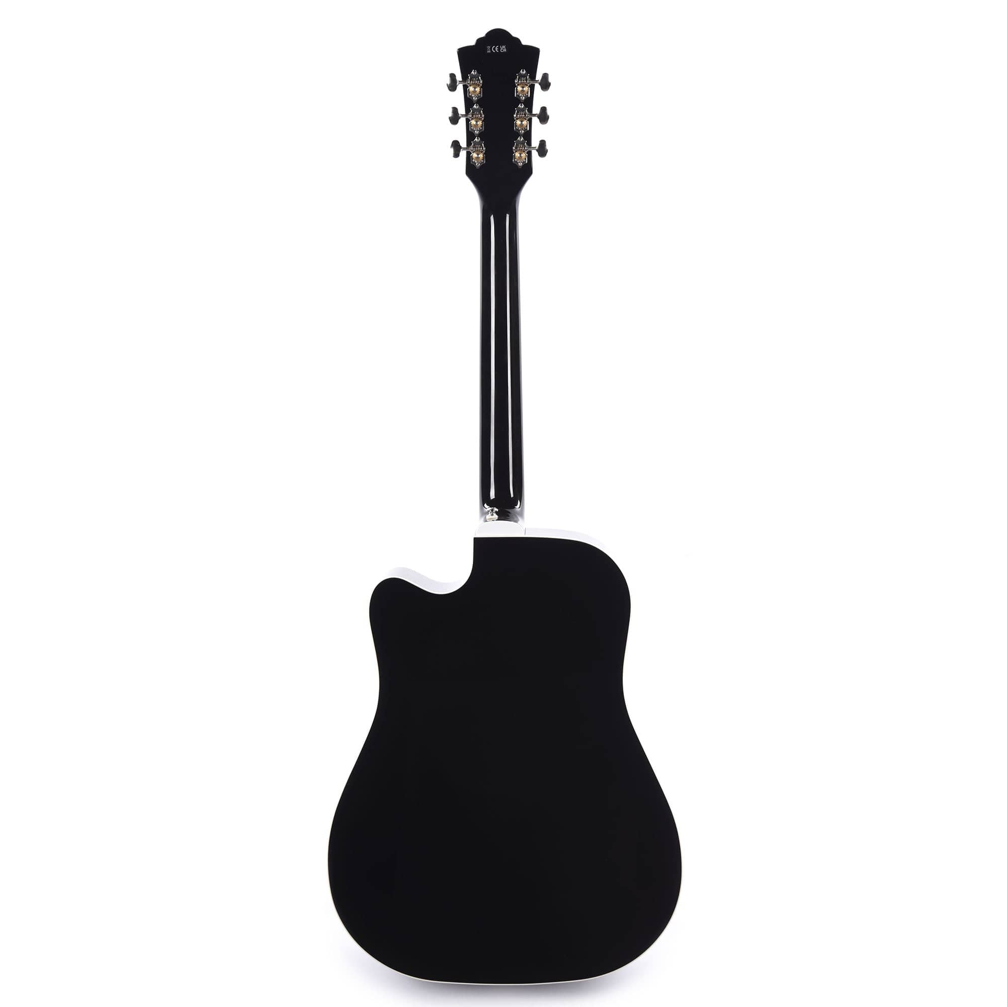 Guild D-140CE Dreadnought Black Acoustic Guitars / Dreadnought