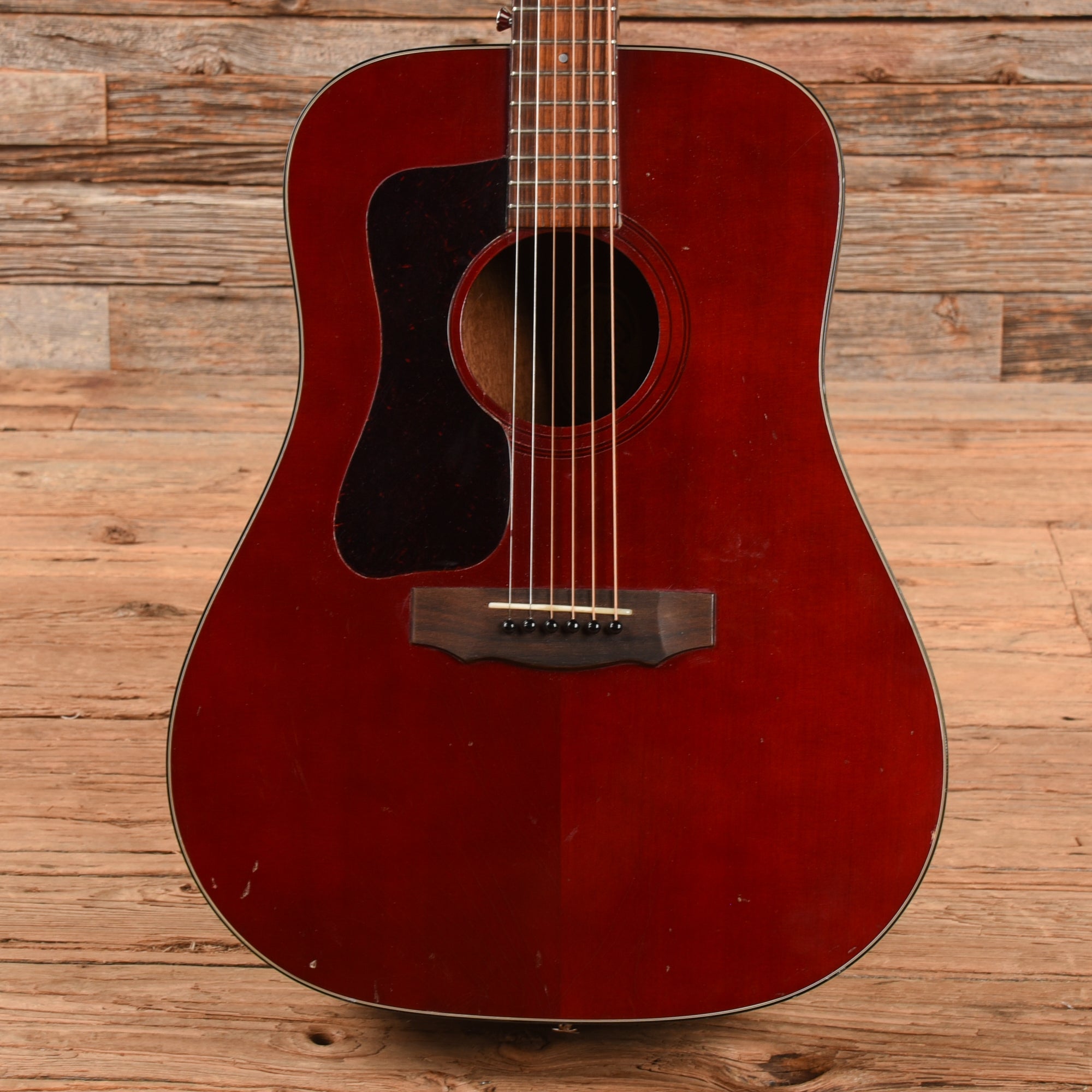 Guild D-25 Cherry 1976 LEFTY Acoustic Guitars / Dreadnought