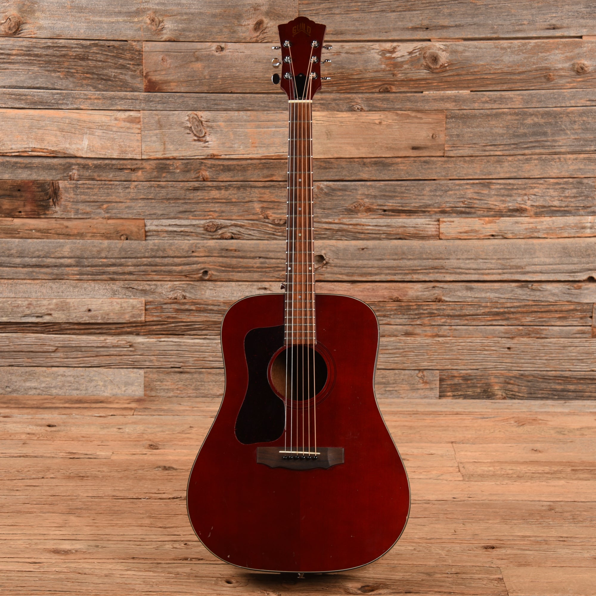 Guild D-25 Cherry 1976 LEFTY Acoustic Guitars / Dreadnought
