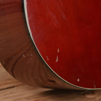 Guild D-25 Cherry 1976 LEFTY Acoustic Guitars / Dreadnought