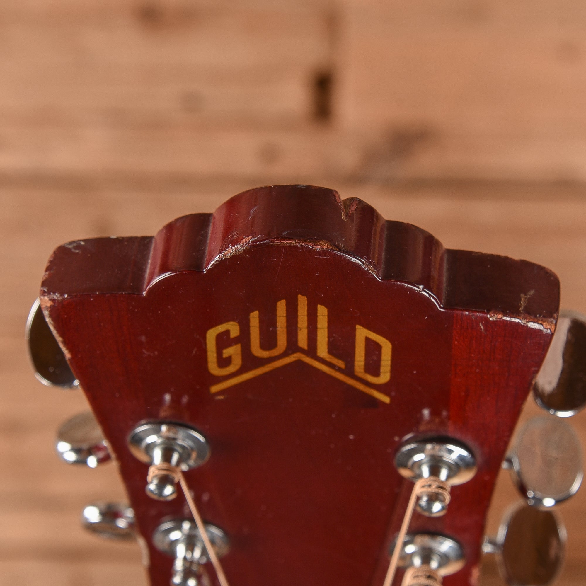 Guild D-25 Cherry 1976 LEFTY Acoustic Guitars / Dreadnought