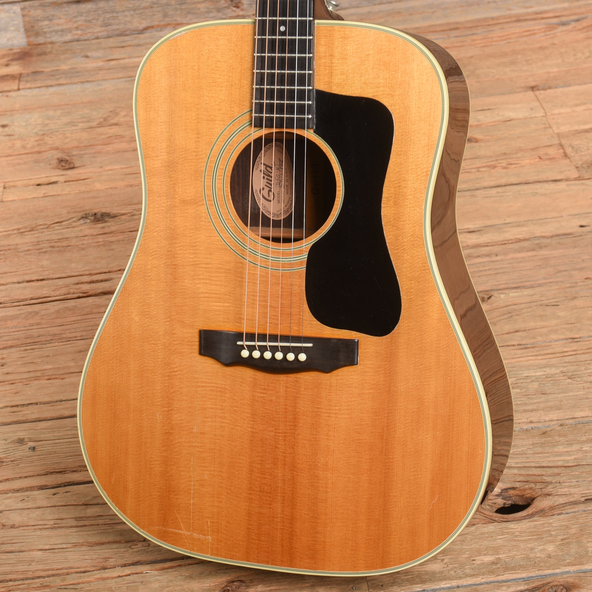 Guild D-50NT Natural 1980s Acoustic Guitars / Dreadnought